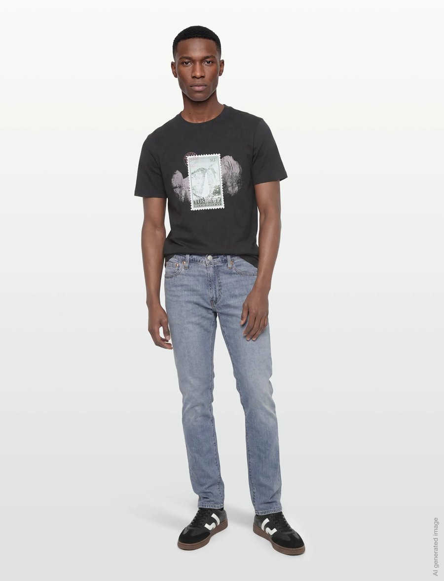 Levi's® - 511 SLIM ON THE HORIZON LTWT - slim jeans - light indigo - worn in - 0