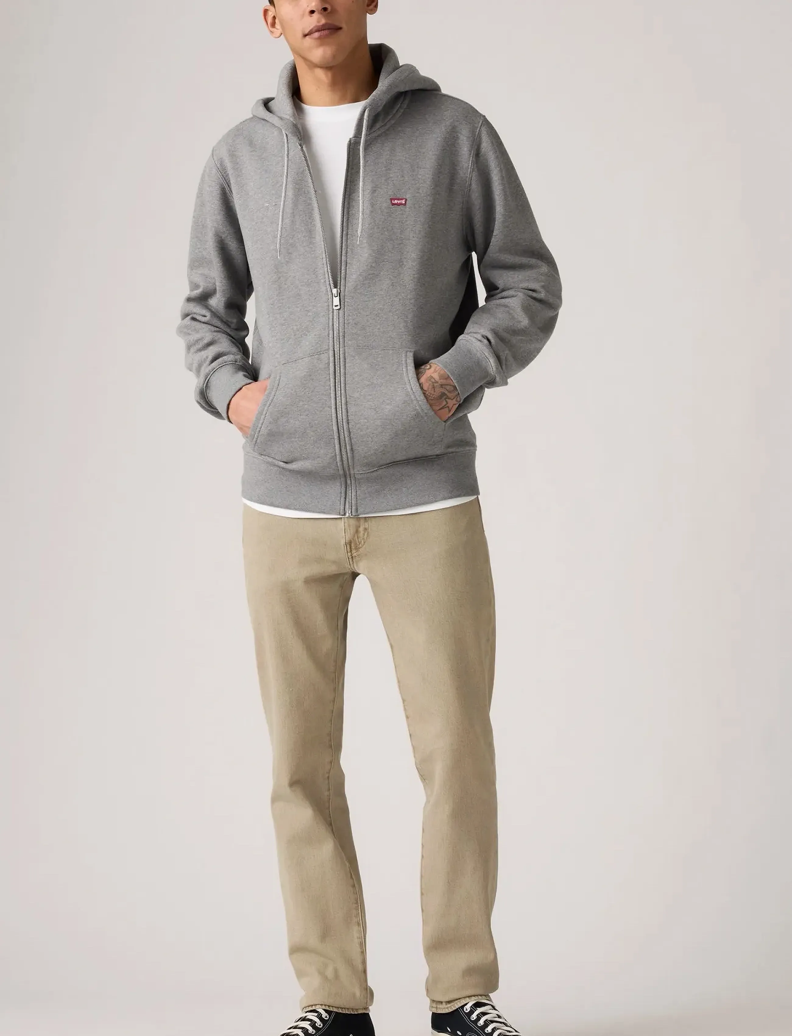 Levi's® 511 SLIM TUMBLE WEEDS GD - Jeans - GREENS / beige