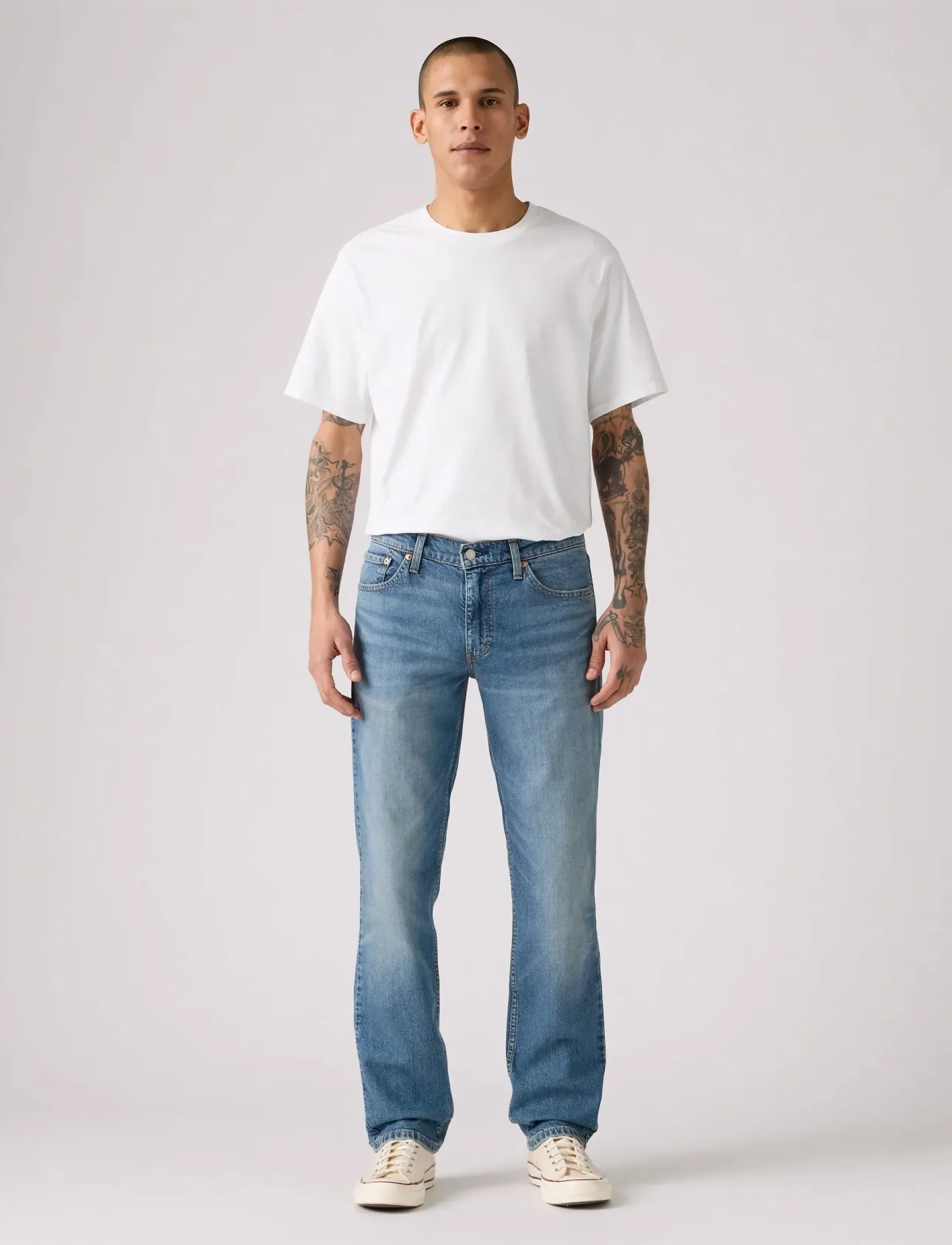 Levi's® 511 SLIM CLOUD WATCHING - Jeansmode - MED INDIGO - WORN IN / blue