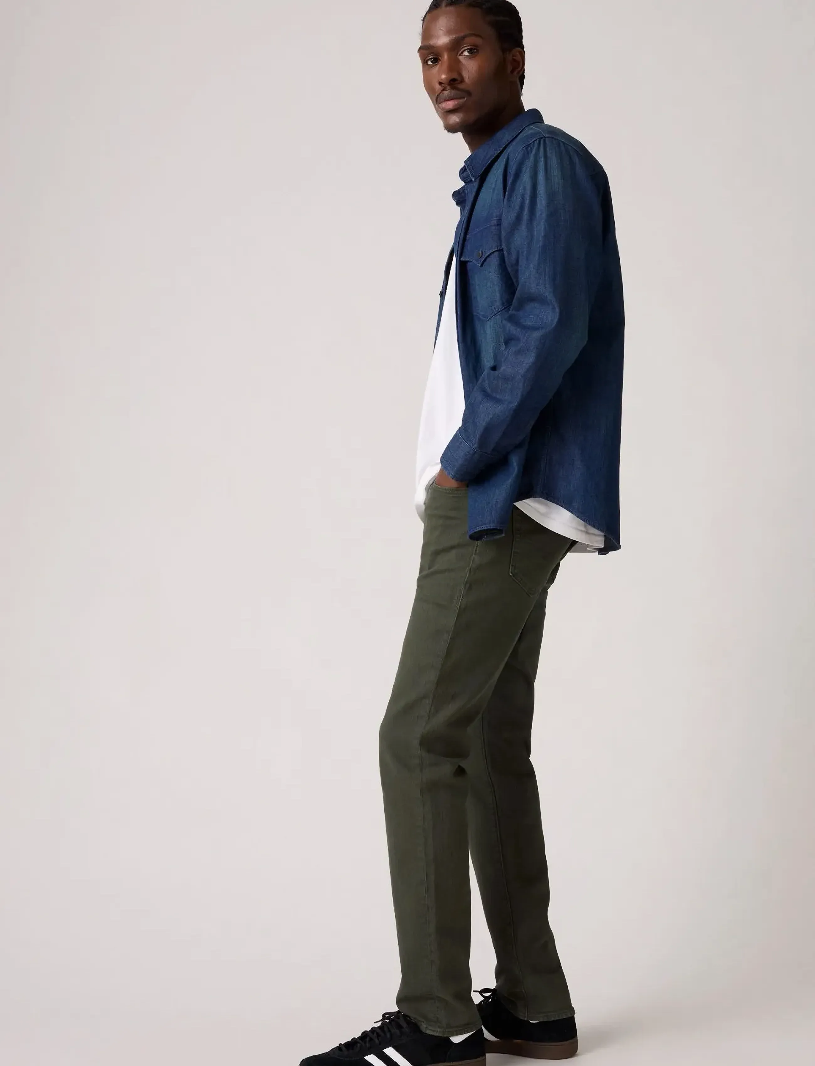 Levi's 511 Slim Leafy Greens Gd, 33 x 32, Green, Jeans > Smalle, Herre