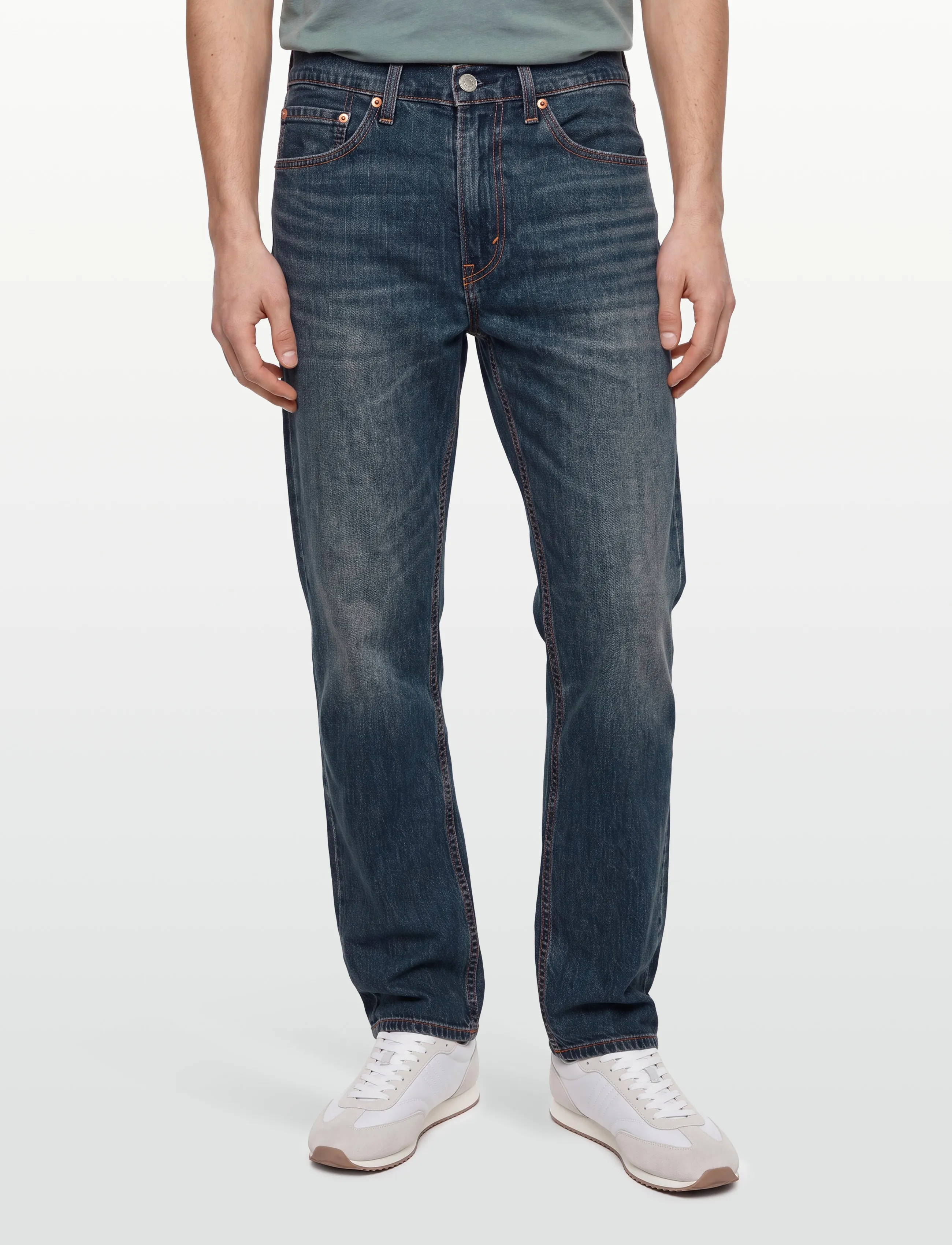 Levi's® - 511 SLIM WATERFALL COOL - slim fit jeans - med indigo - worn in - 3
