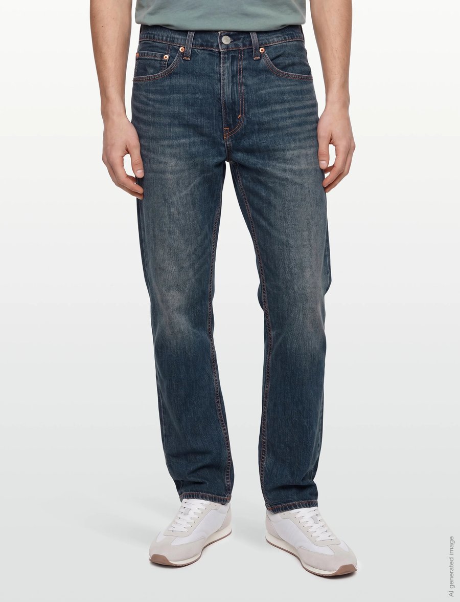 Levi's® - 511 SLIM WATERFALL COOL - slim fit jeans - med indigo - worn in - 3