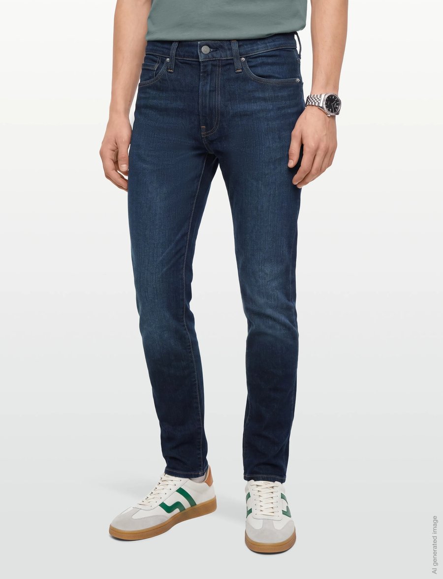 Levi's® - 511 SLIM FREE AS A BIRD - kitsad teksad - dark indigo - worn in - 3