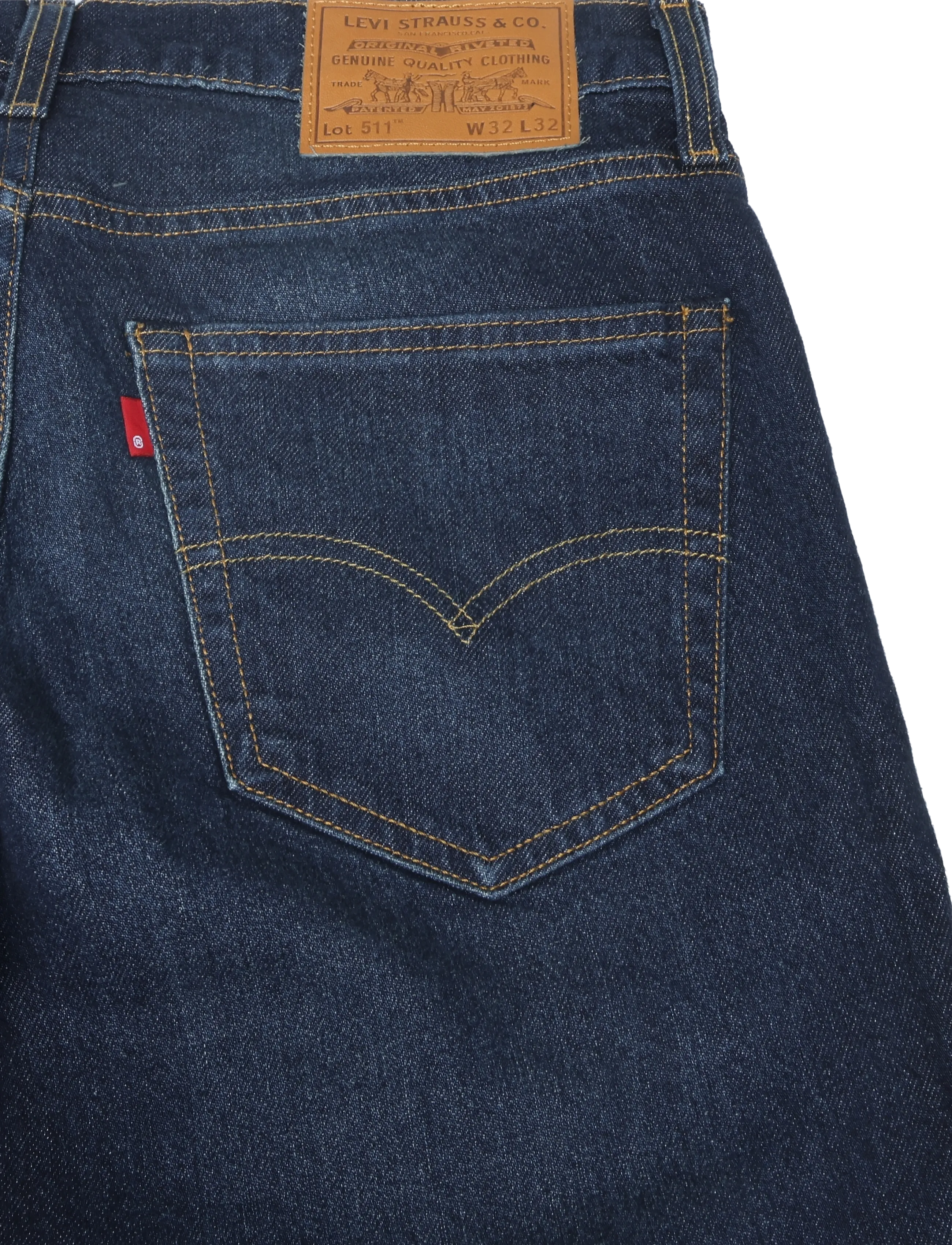 Levi's® - 511 SLIM FREE AS A BIRD - slim-fit jeans - dark indigo - worn in - 4
