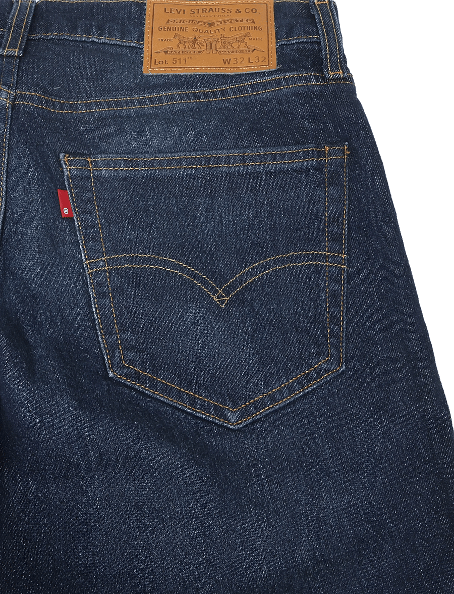 Levi's® - 511 SLIM FREE AS A BIRD - slim-fit jeans - dark indigo - worn in - 4