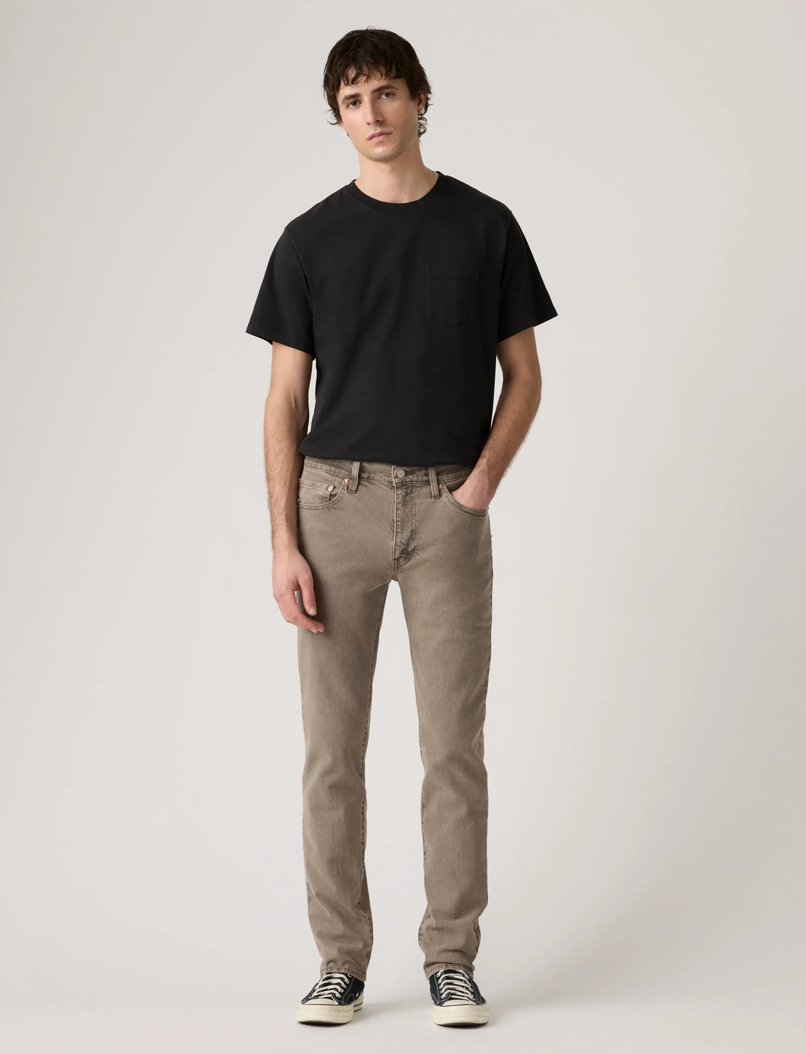 Levi's® - 511 SLIM DESERT SANDSTONE GD - kitsad teksad - browns - 3