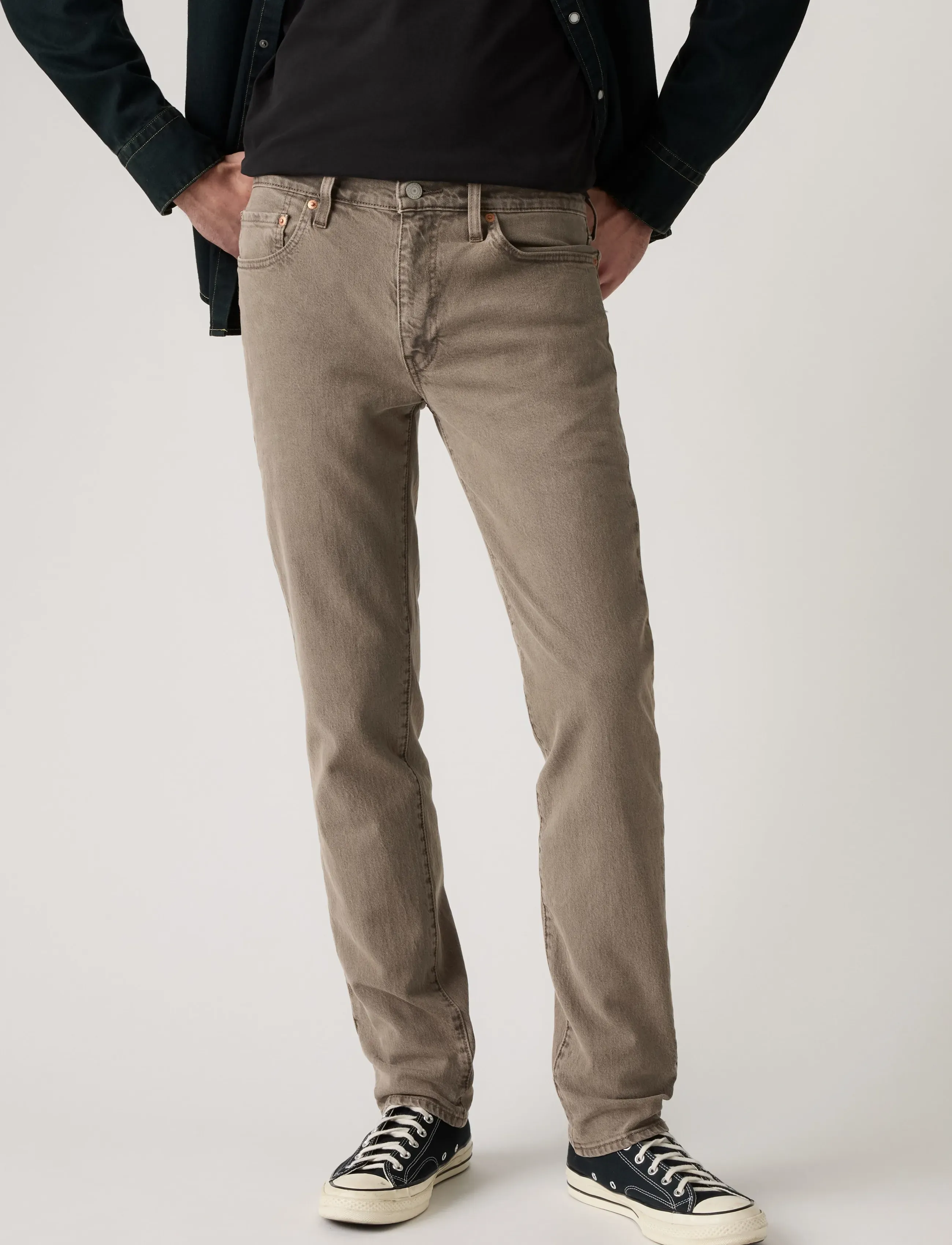Levi's® - 511 SLIM DESERT SANDSTONE GD - kitsad teksad - browns - 5