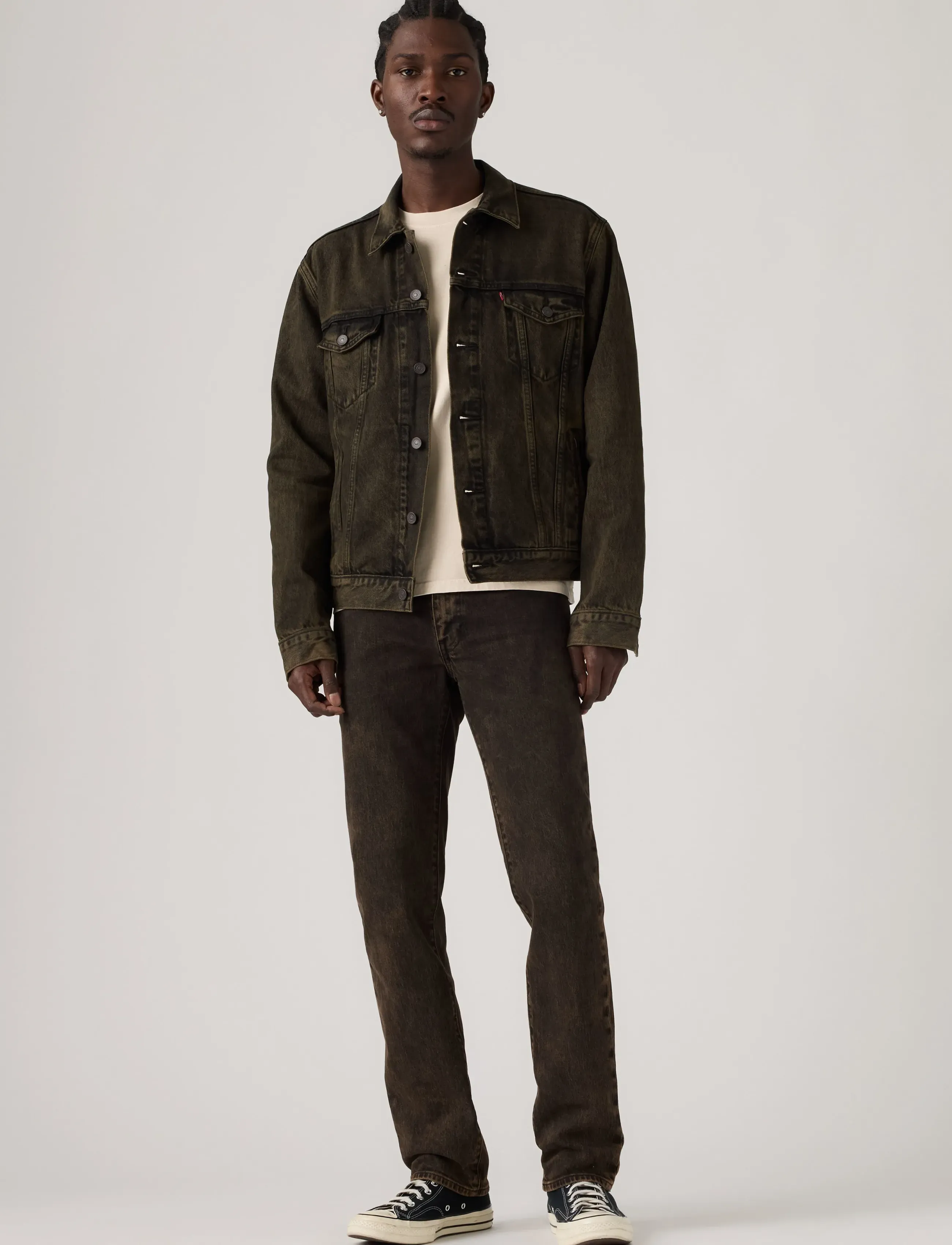 Levi's® 511 SLIM CHARRED EMBERS OD - Streetwear - BROWNS / brown