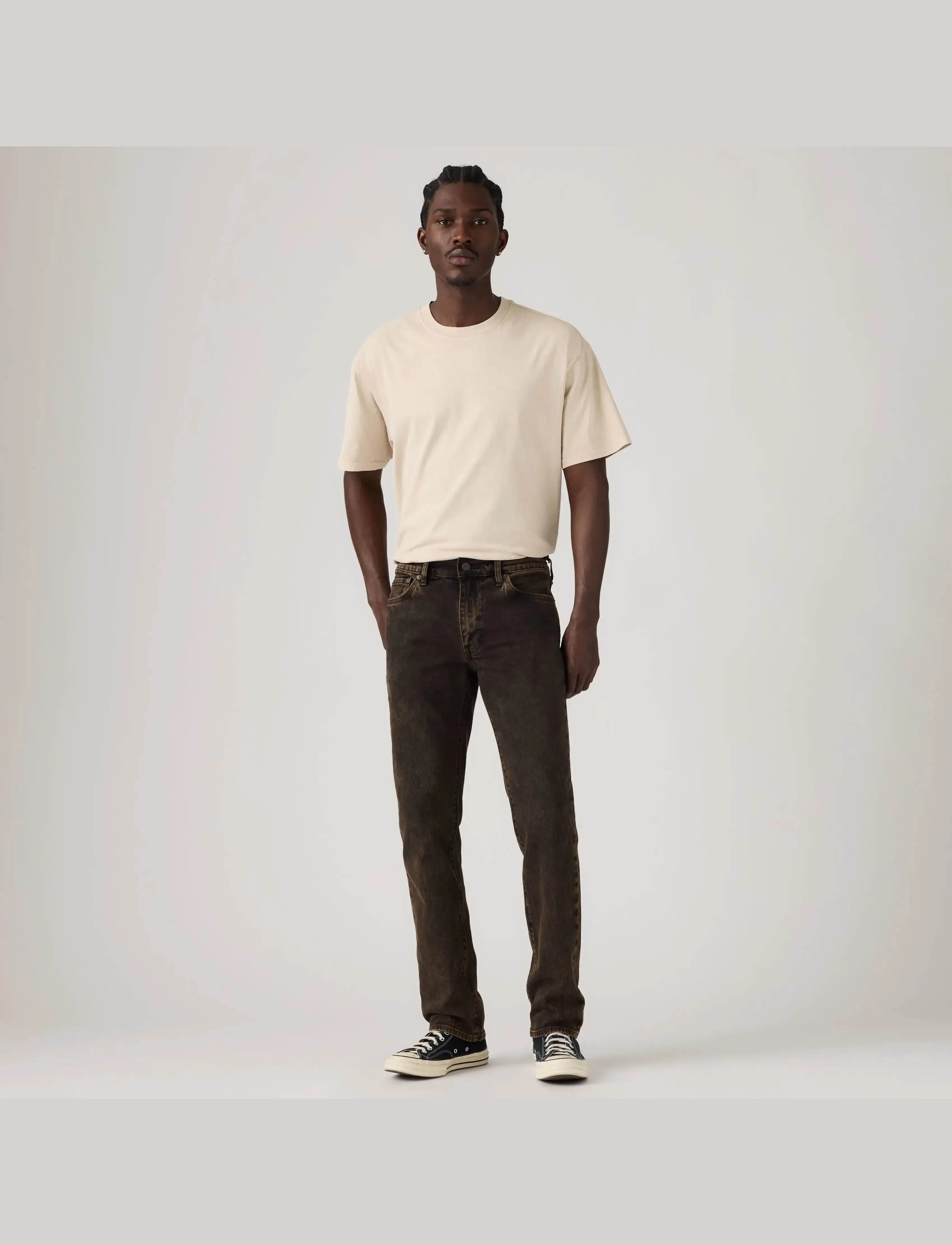 Levi's® - 511 SLIM CHARRED EMBERS OD - byxor & jeans - browns - 3