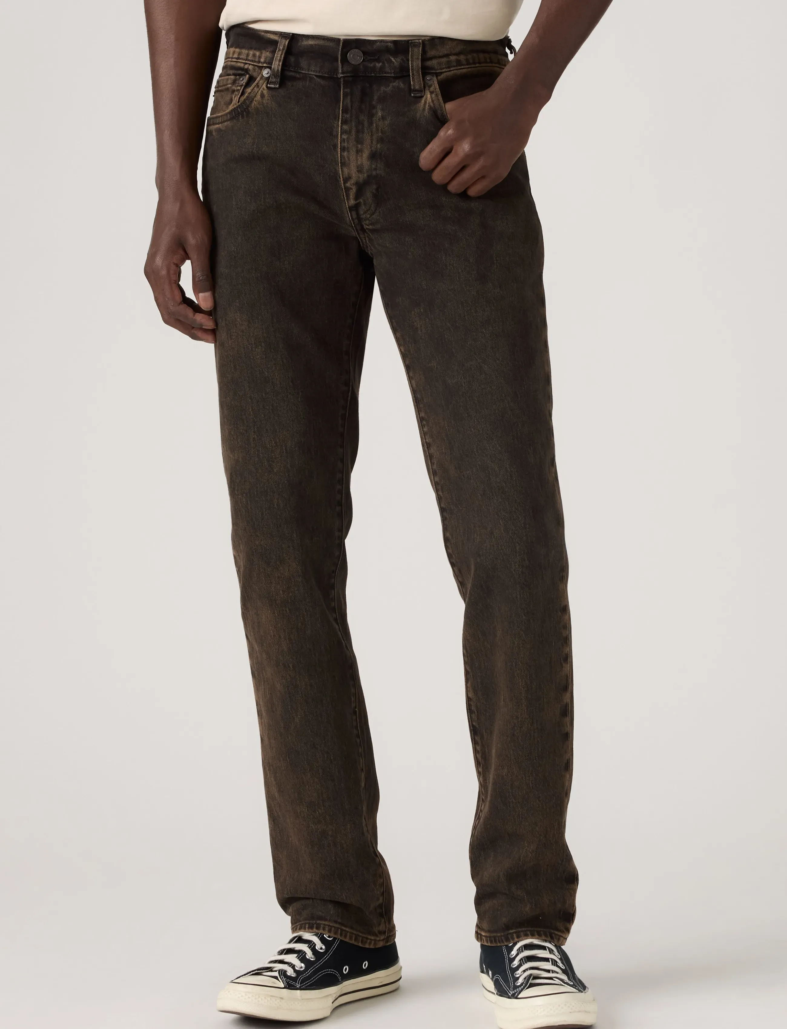 Levi's® - 511 SLIM CHARRED EMBERS OD - byxor & jeans - browns - 5