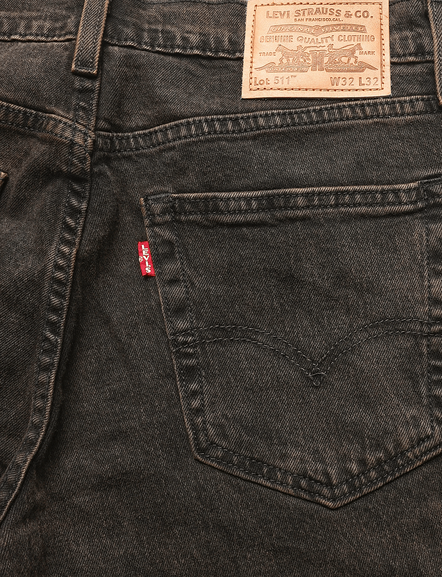 Levi's® - 511 SLIM CHARRED EMBERS OD - slim jeans - browns - 4