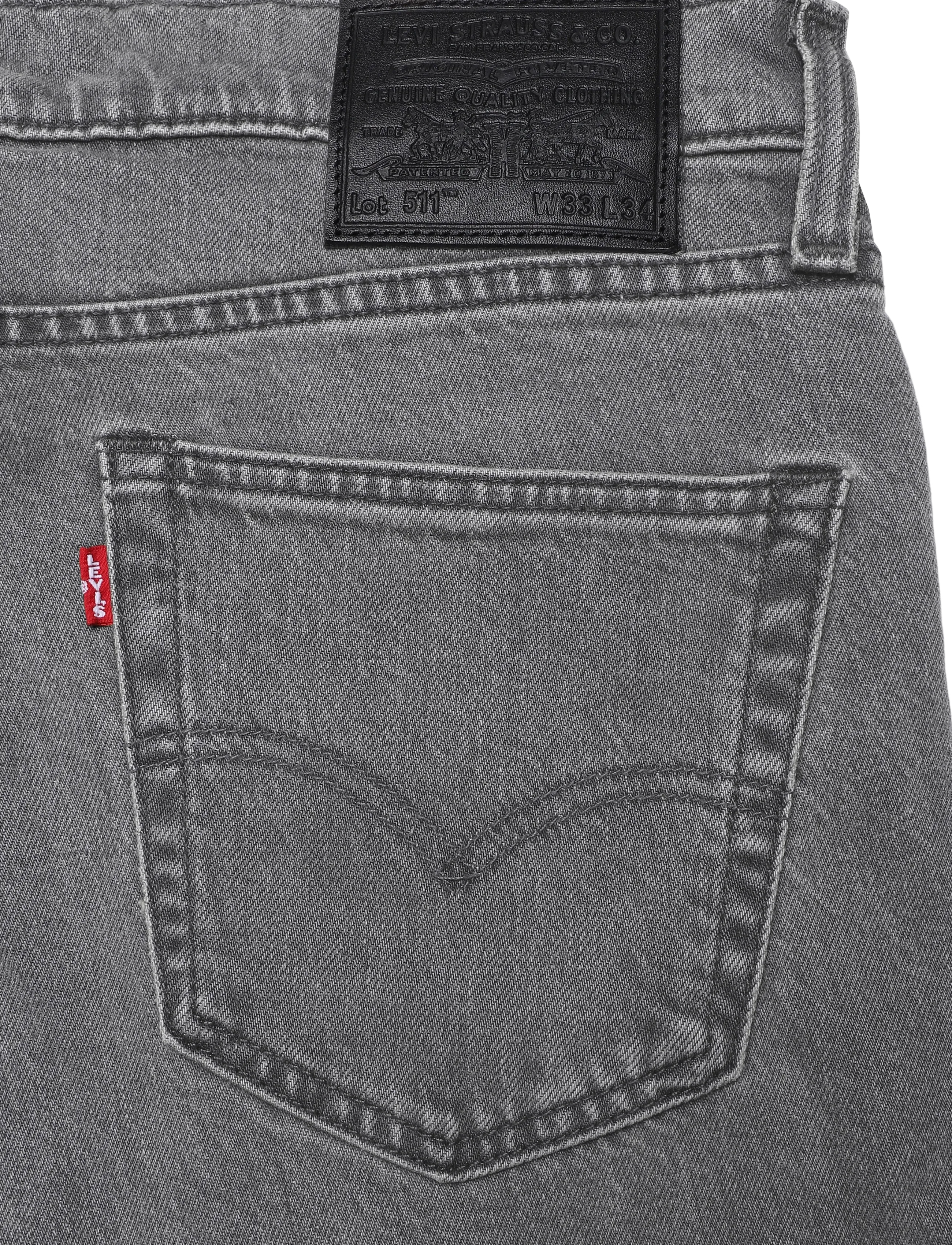 Levi's® - 511 SLIM GRANITE SHADOW - greys - 4