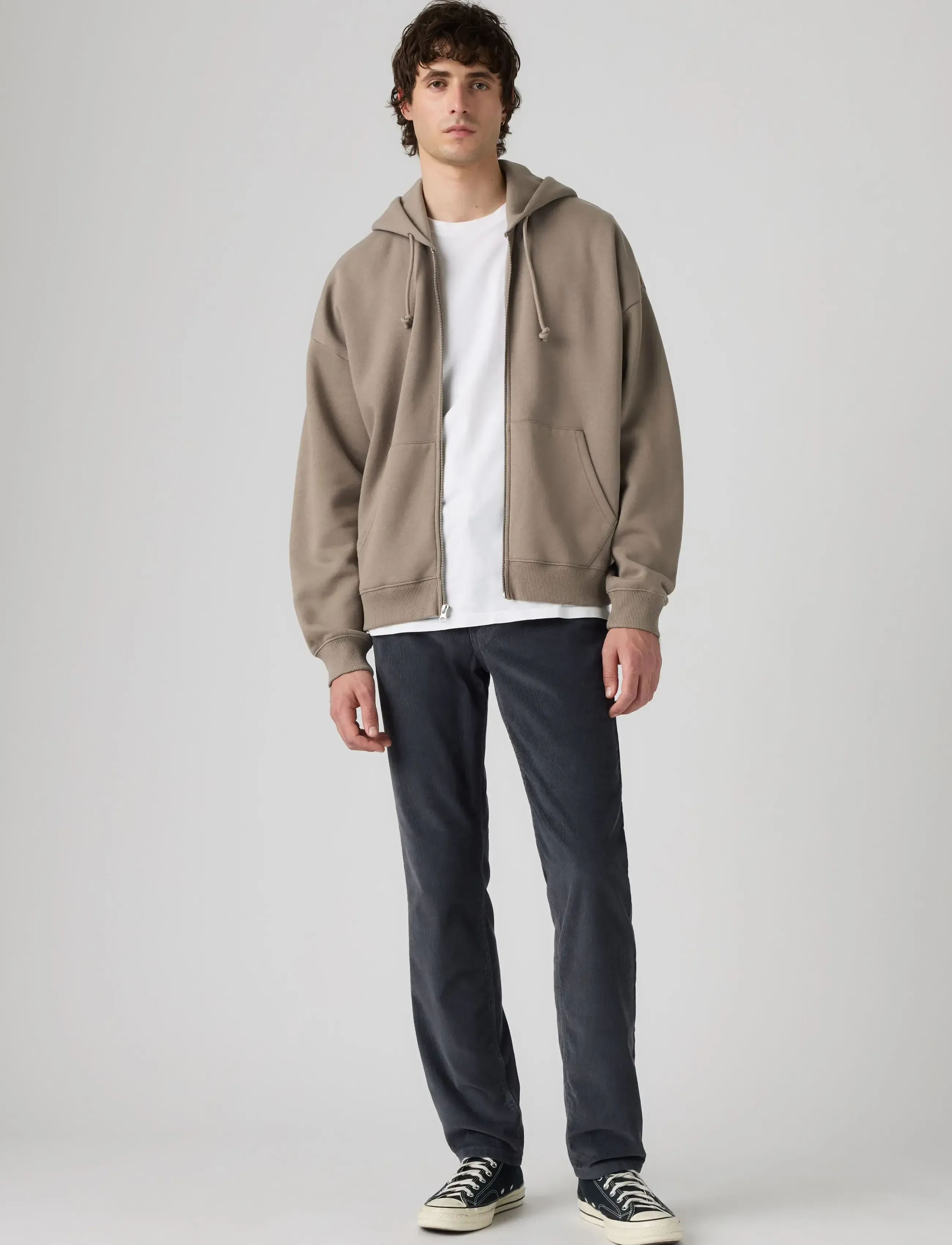 Levi's® - 511 SLIM EBONY S 14W CORD - bukser & jeans - blacks - 0