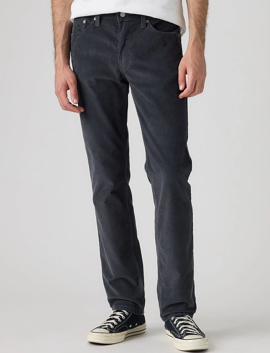 Levi's® - 511 SLIM EBONY S 14W CORD - casual byxor - blacks - 3