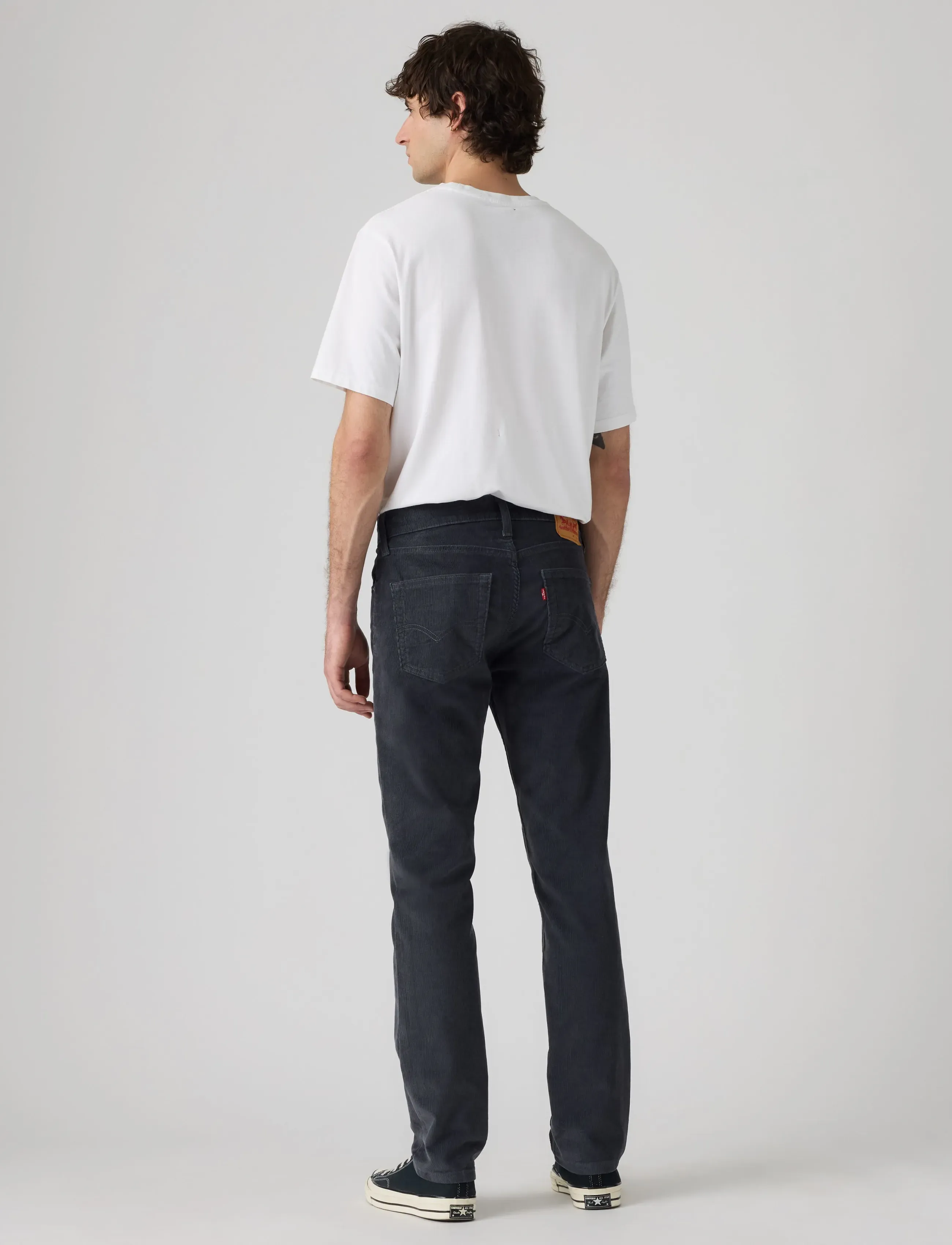 Levi's® - 511 SLIM EBONY S 14W CORD - bukser & jeans - blacks - 4