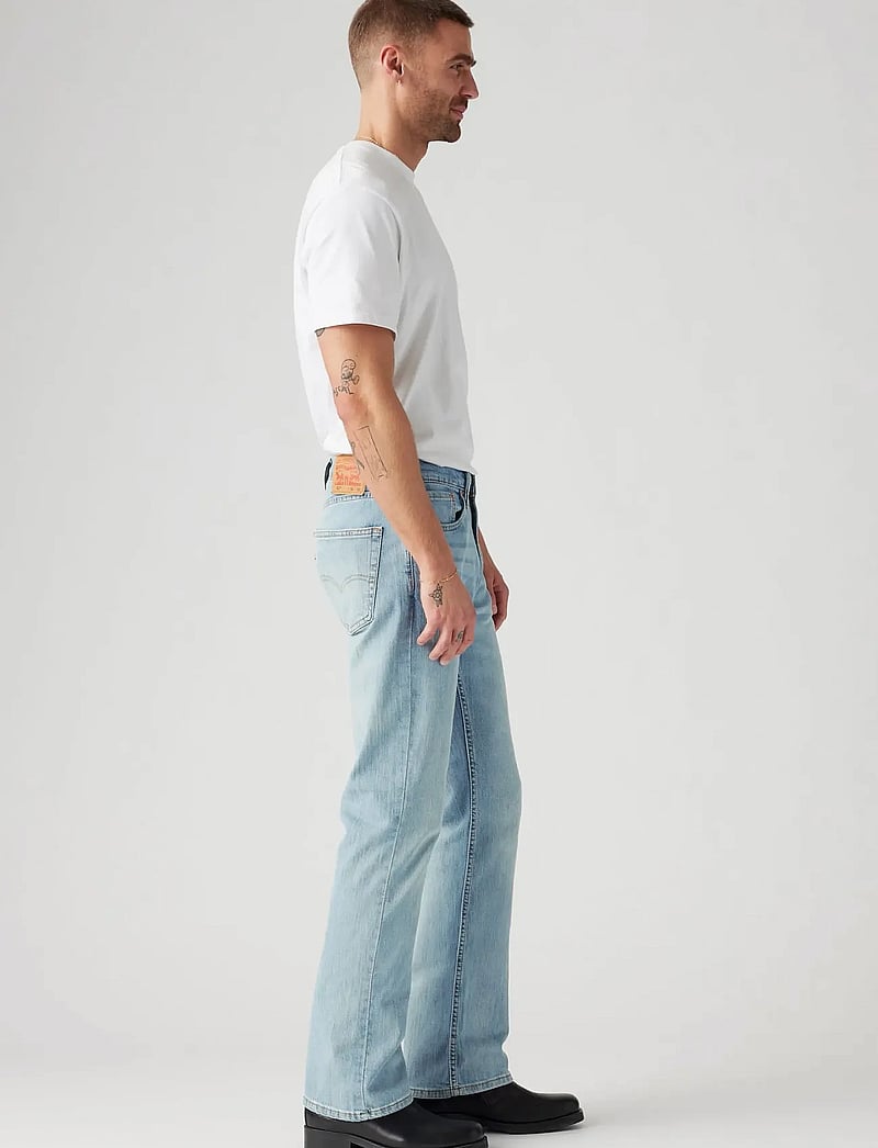Levi's® - 527 SLIM BOOT CUT HERE WE STOP - slim jeans - med indigo - worn in - 3