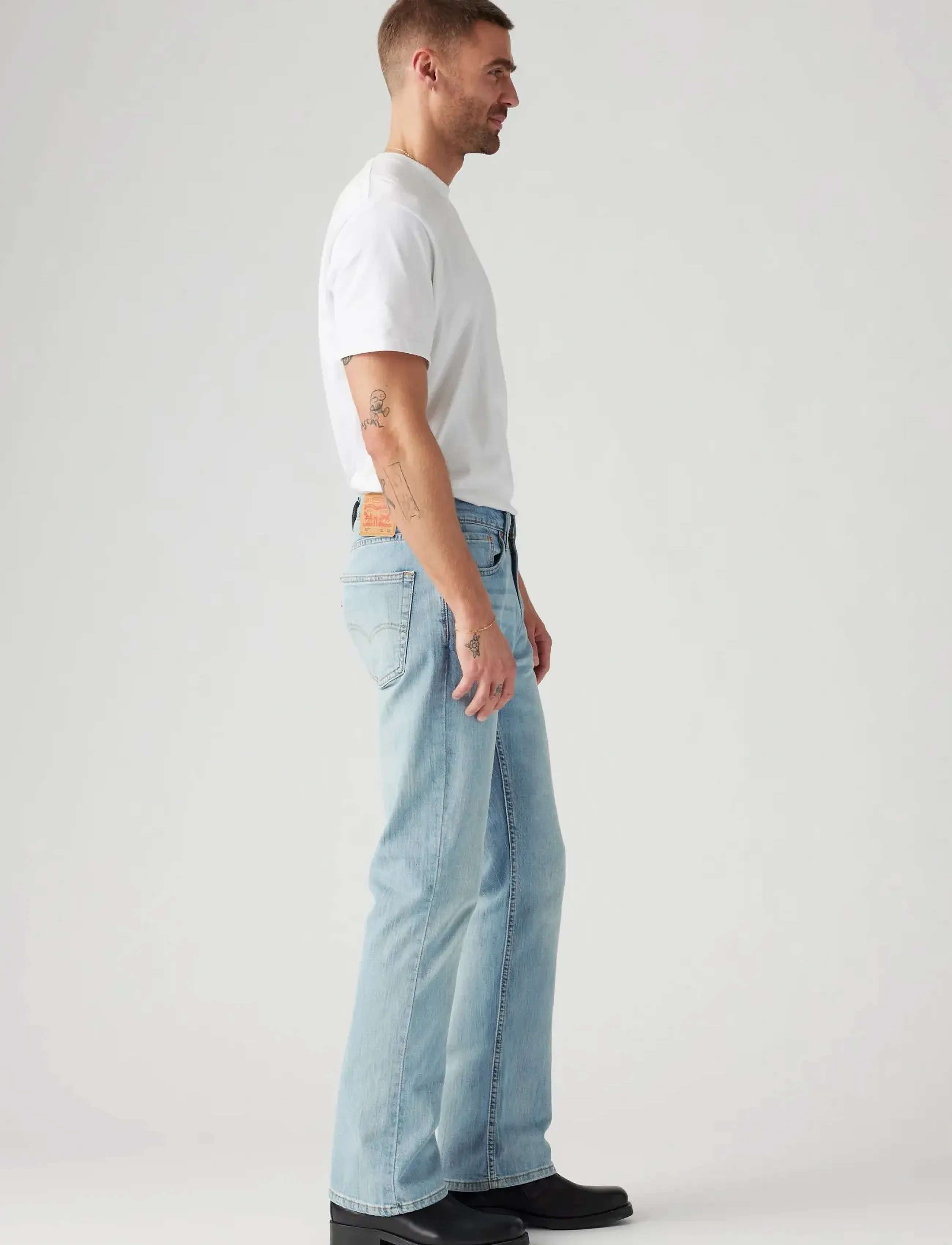 Levi's® - 527 SLIM BOOT CUT HERE WE STOP - med indigo - worn in - 3