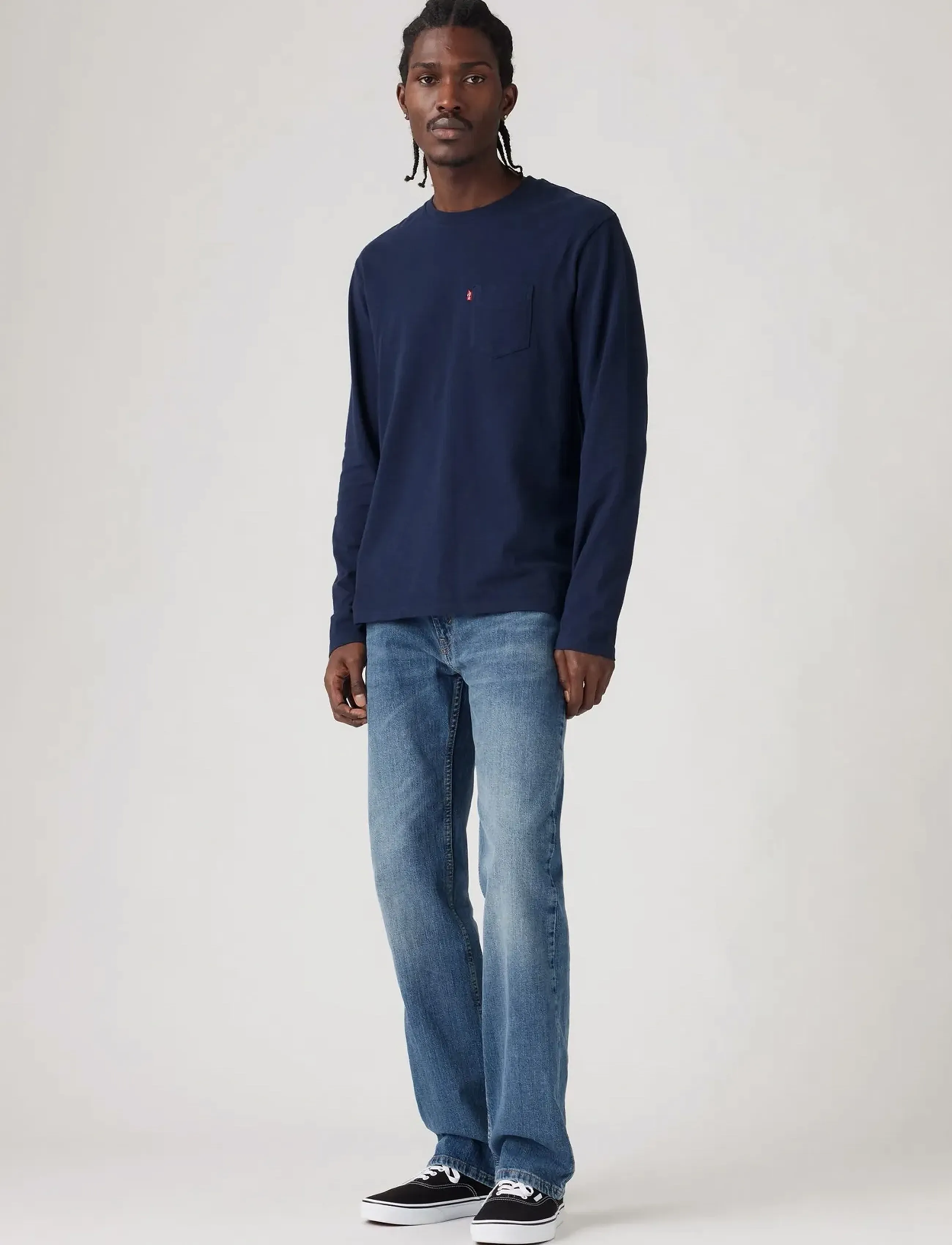 Levi's 527 Slim Boot Cut Blue Tunes, 33 x 32, Blue, Jeans > Smalle, Herre