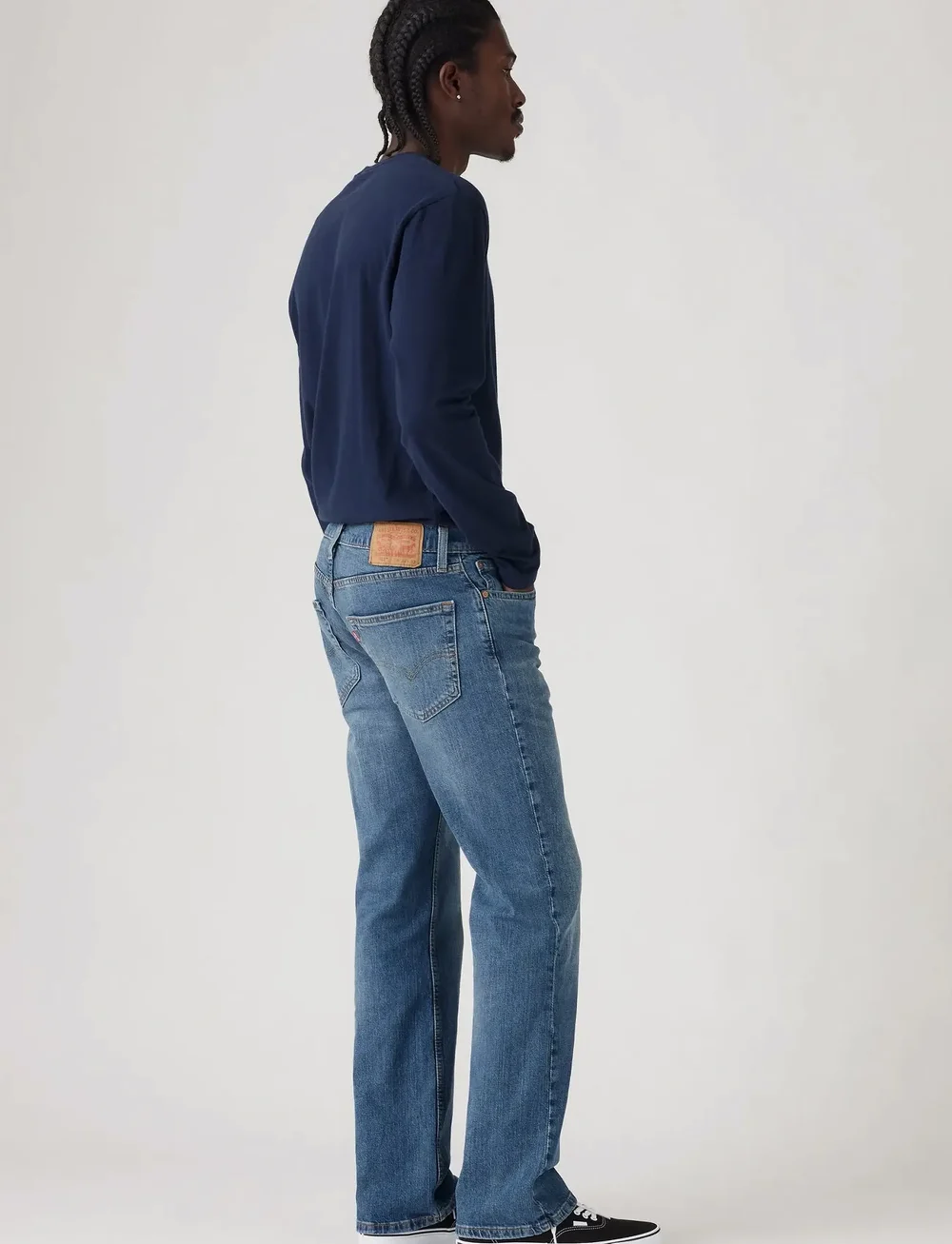 Levi's® - 527 SLIM BOOT CUT BLUE TUNES - slim jeans - med indigo - worn in - 3