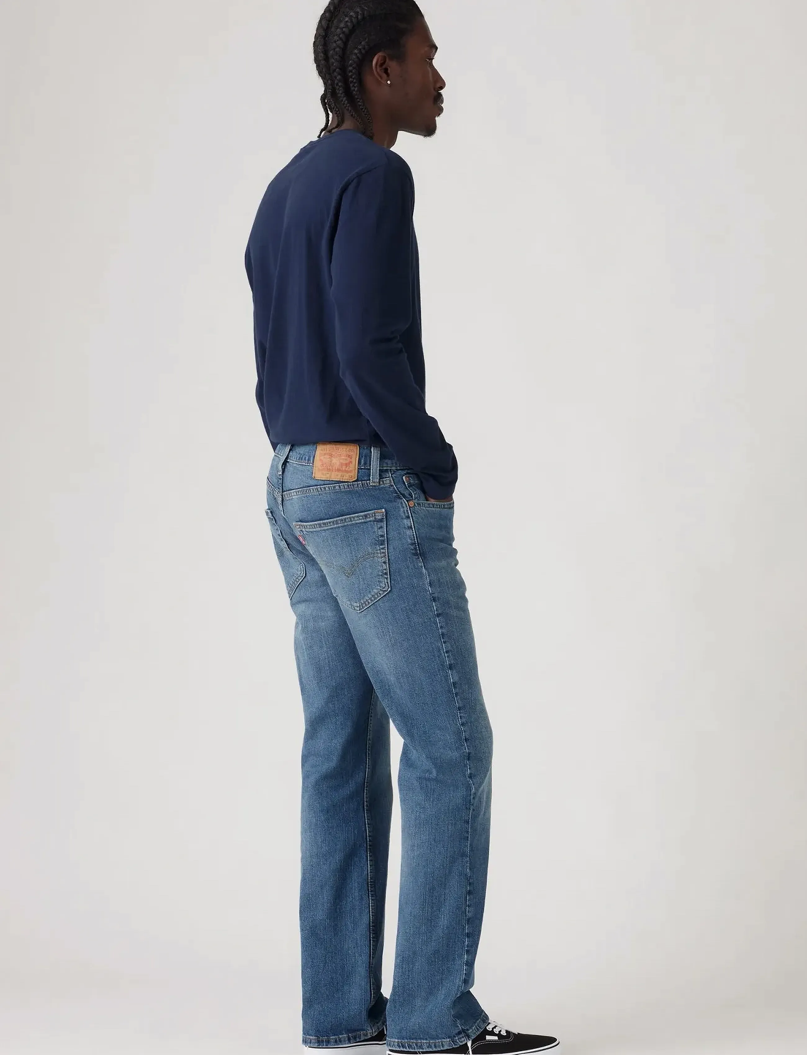 Levi's® - 527 SLIM BOOT CUT BLUE TUNES - kitsad teksad - med indigo - worn in - 3