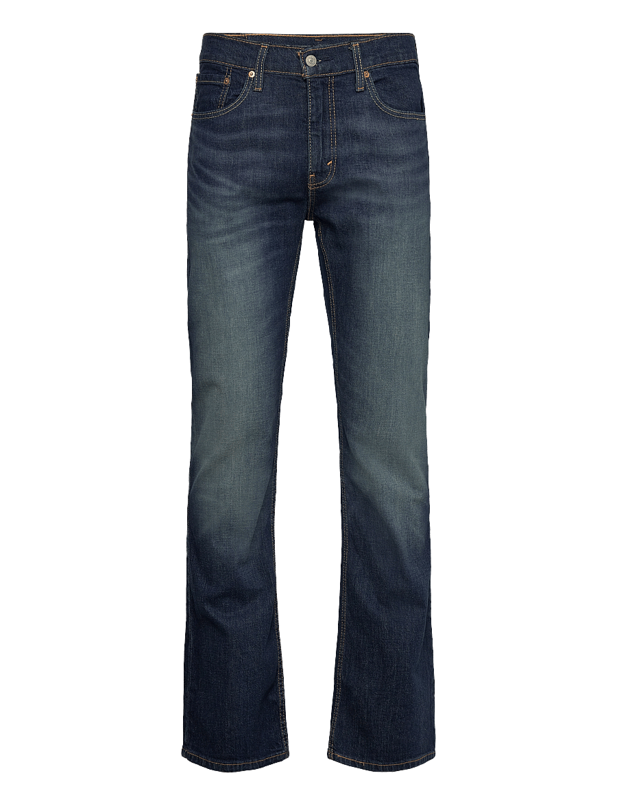 Levi's® - 527 SLIM BOOT CUT COMIN ROUND - kitsad teksad - dark indigo - worn in - 1
