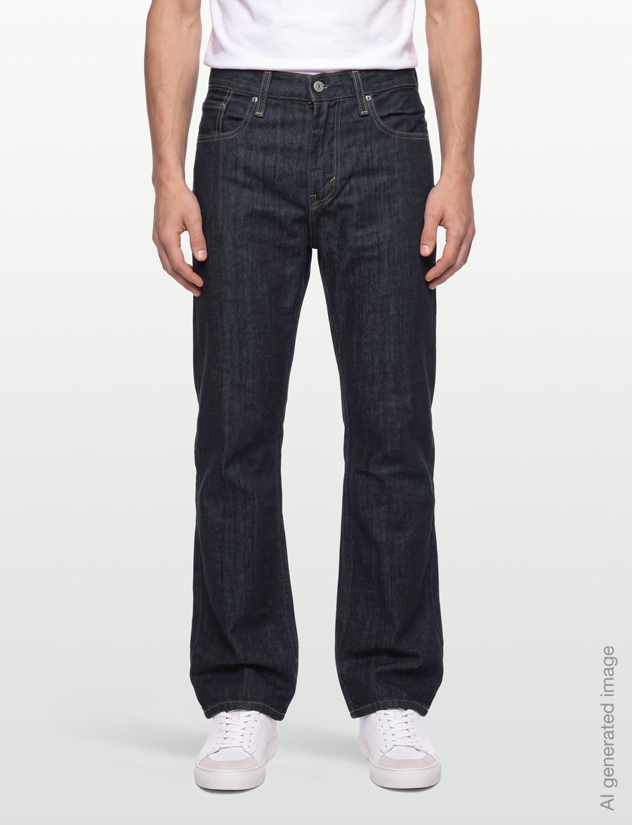 Levi's® - 527 SLIM BOOT CUT TUMBLED RIGI - regular jeans - dark indigo - flat finish - 3