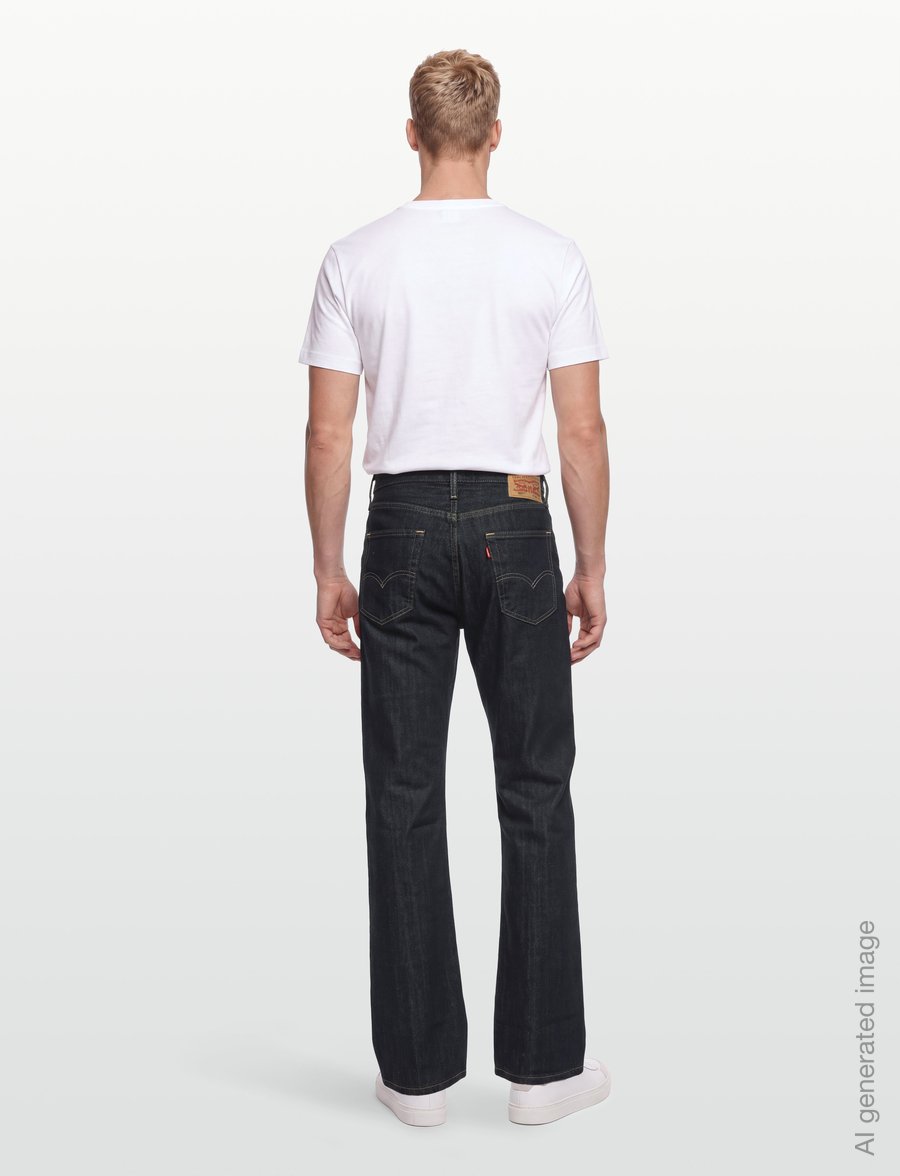 Levi's® - 527 SLIM BOOT CUT TUMBLED RIGI - regular jeans - dark indigo - flat finish - 4