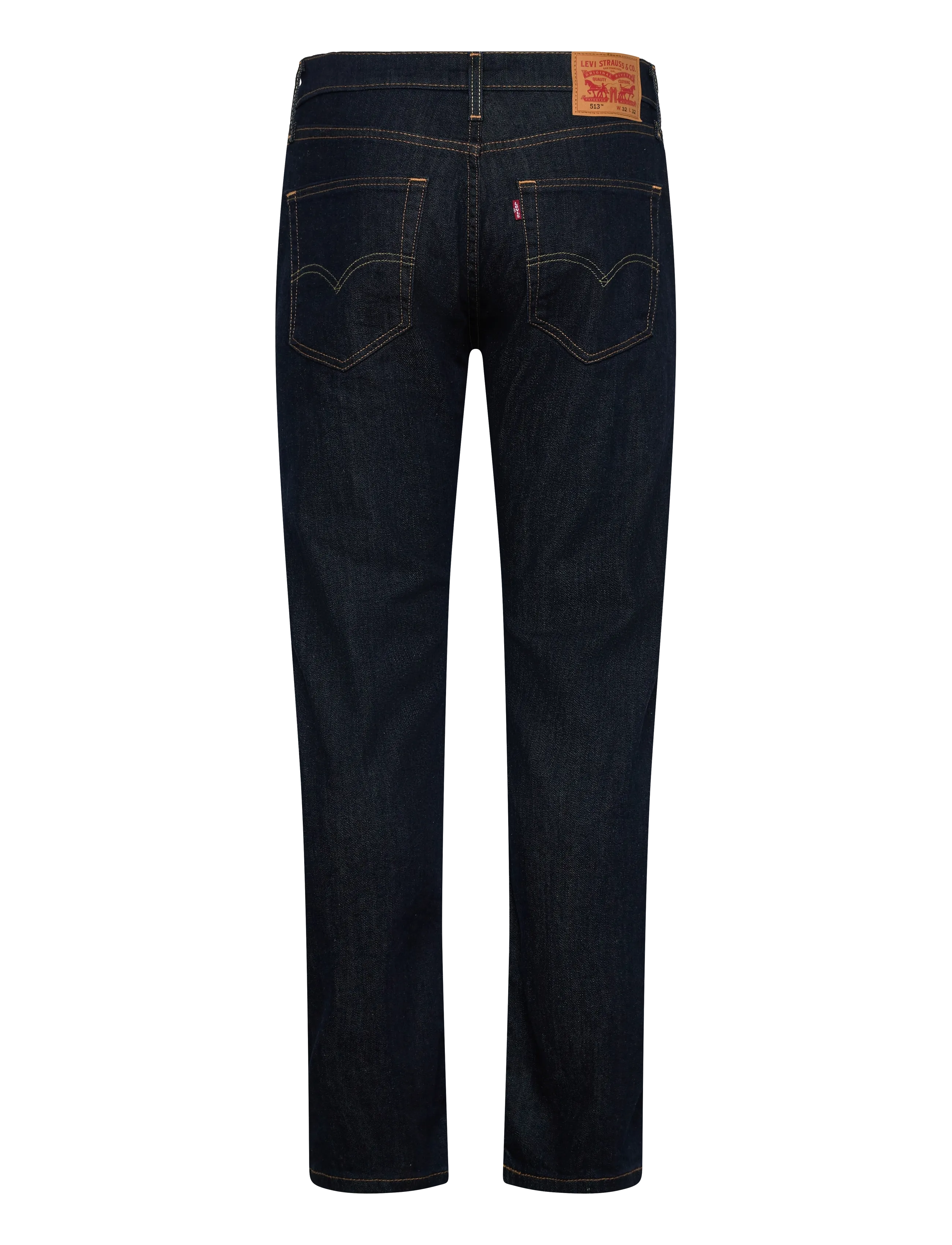 Levi's® - 513 SLIM STRAIGHT BASTION - kitsad teksad - dark indigo - flat finish - 1