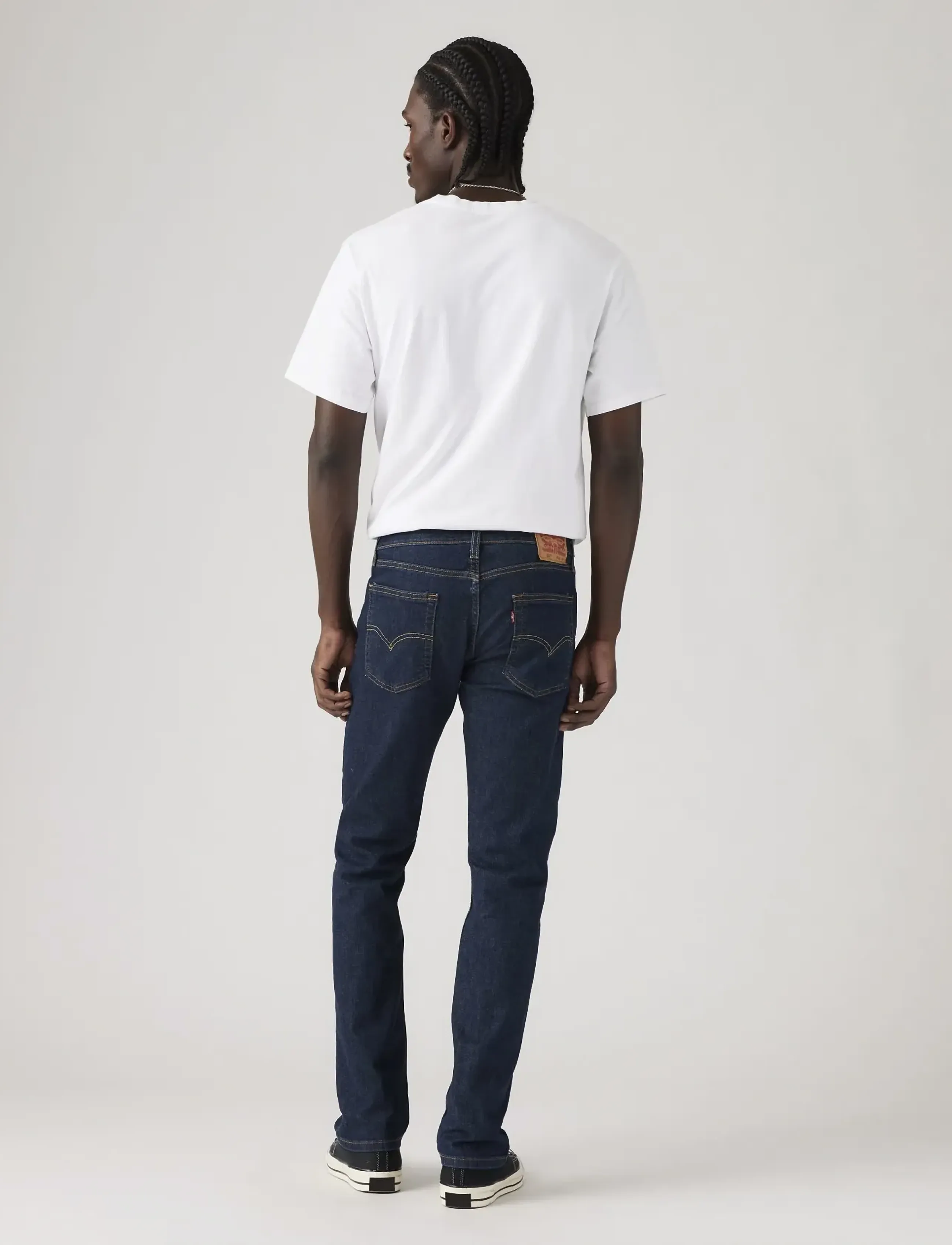 Levi's® - 513 SLIM STRAIGHT BASTION - kitsad teksad - dark indigo - flat finish - 3