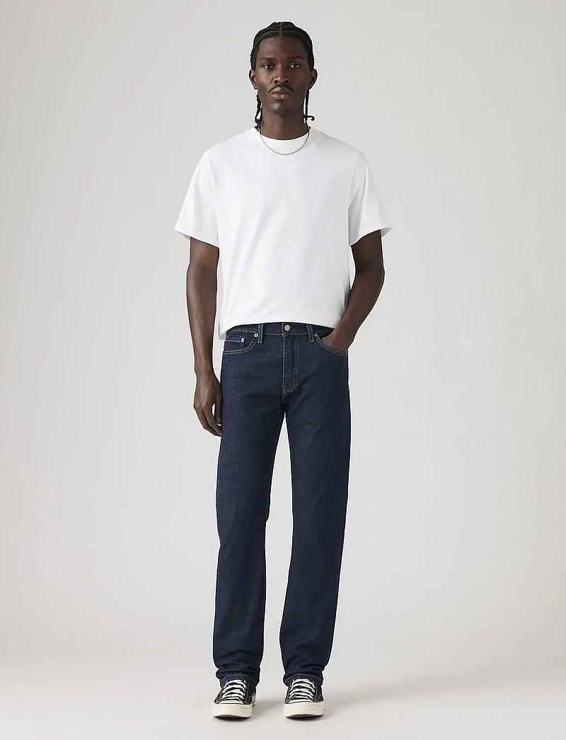 Levi's® - 513 SLIM STRAIGHT BASTION - slim fit jeans - dark indigo - flat finish - 4