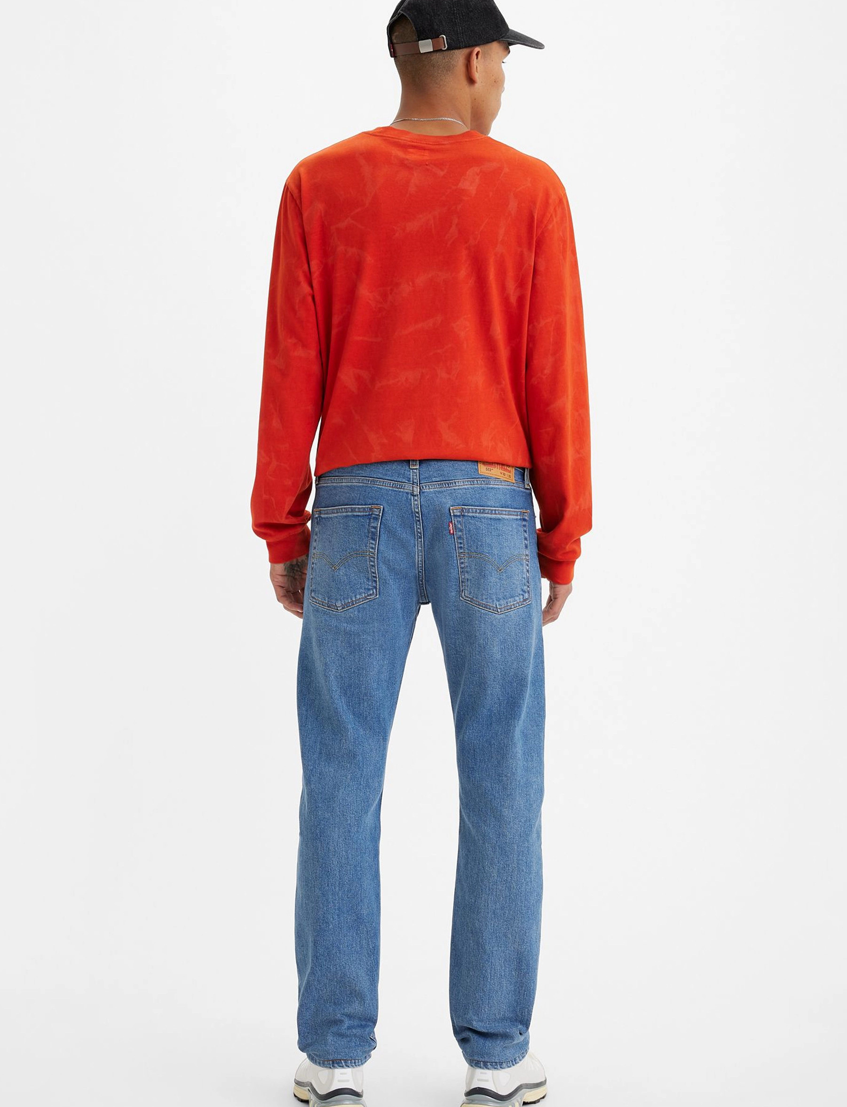 LEVI´S Men - 513 SLIM STRAIGHT FAR OUT CLB - med indigo - worn in - 3