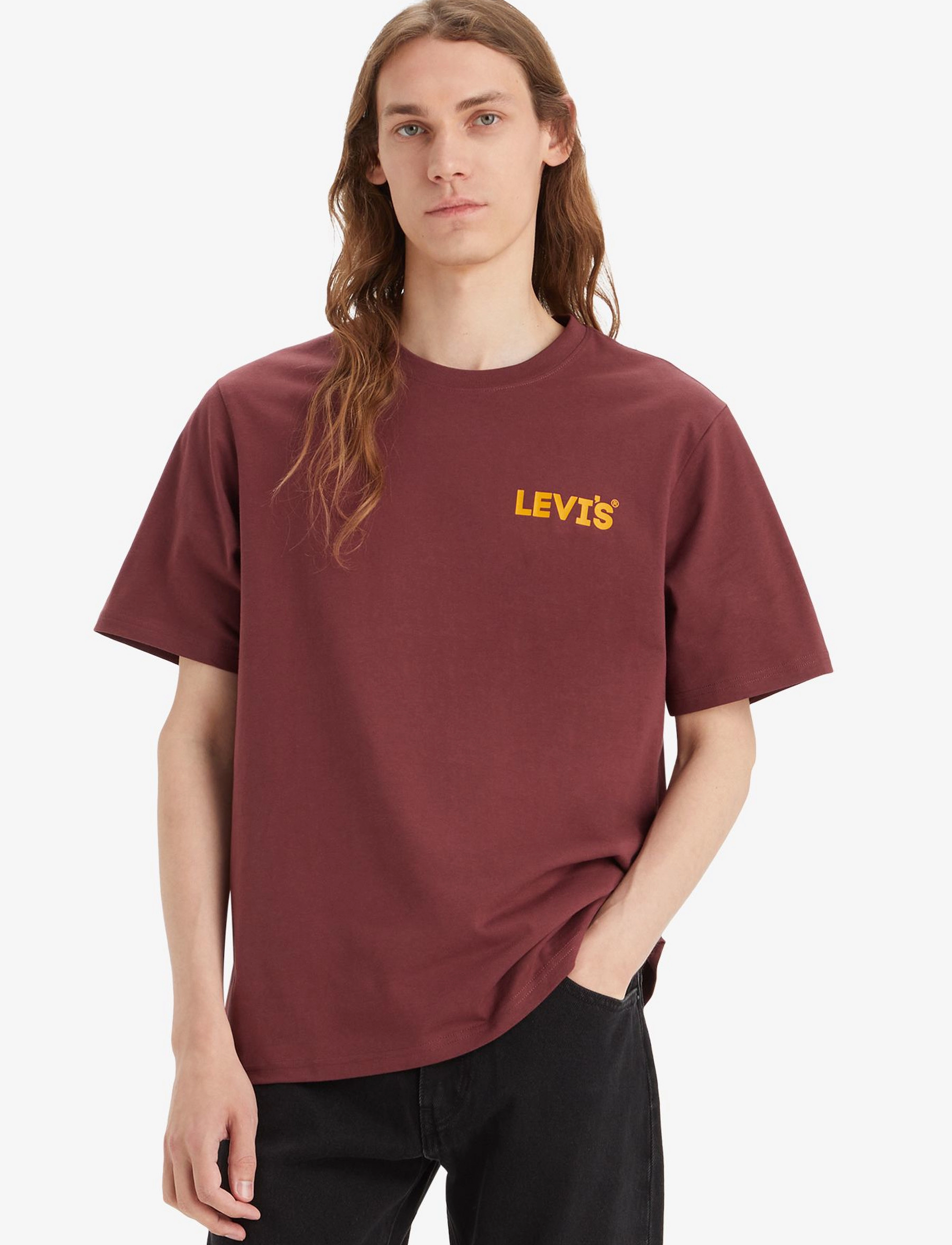 LEVI´S Men - SS RELAXED FIT TEE LC HEADLINE - reds - 2