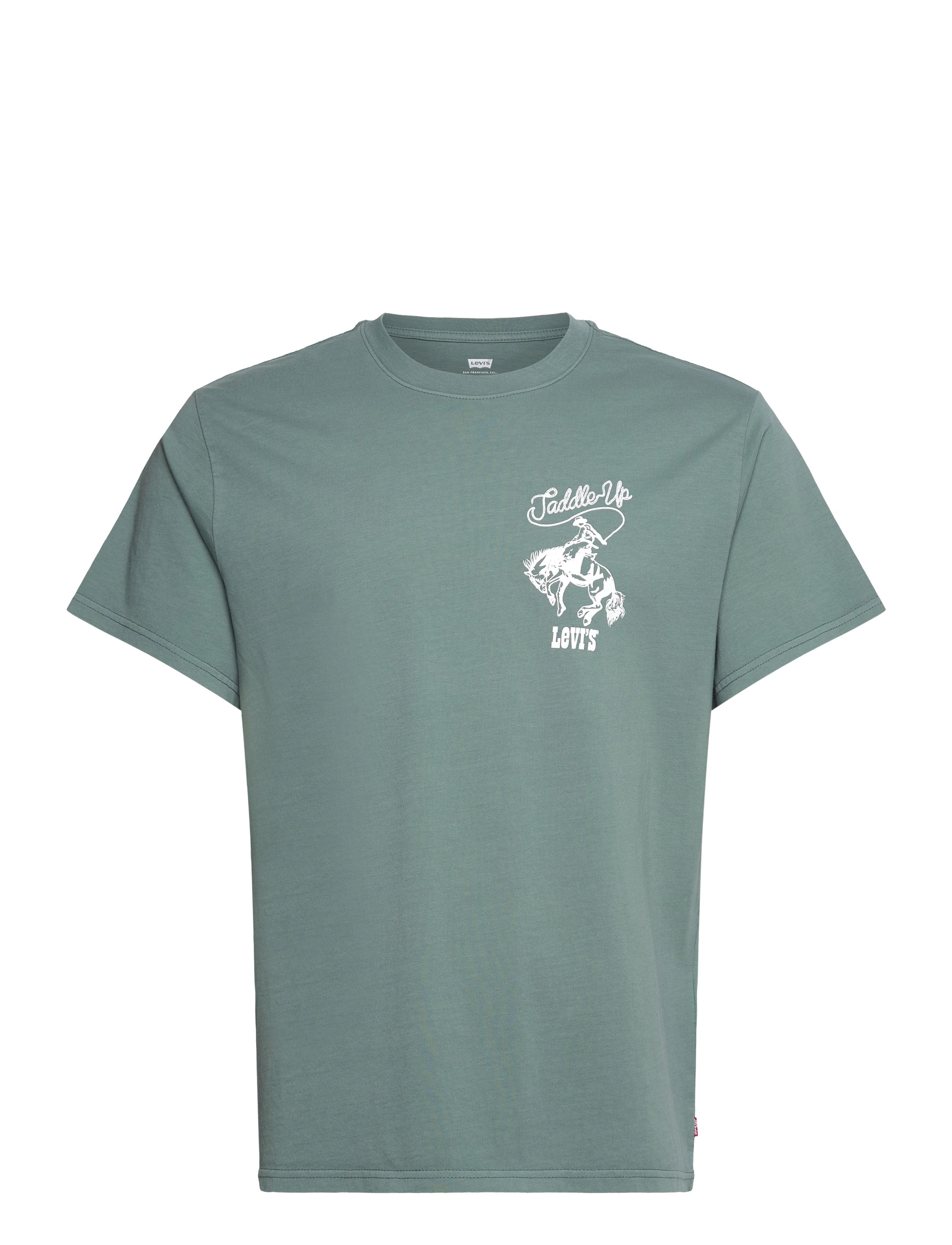 Levi's® - SS RELAXED FIT TEE BI SADDLE U - greens - 1