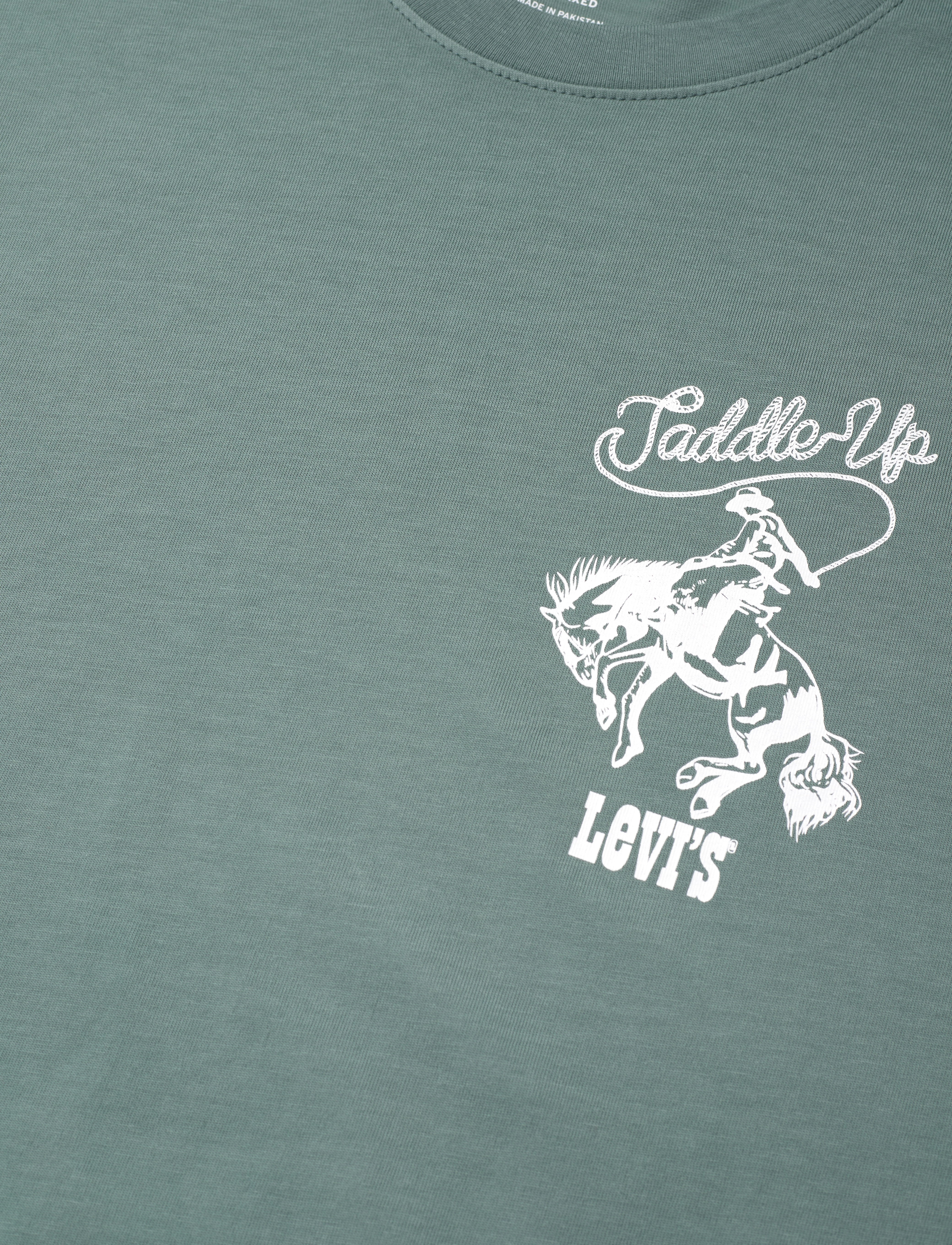 Levi's® - SS RELAXED FIT TEE BI SADDLE U - greens - 3