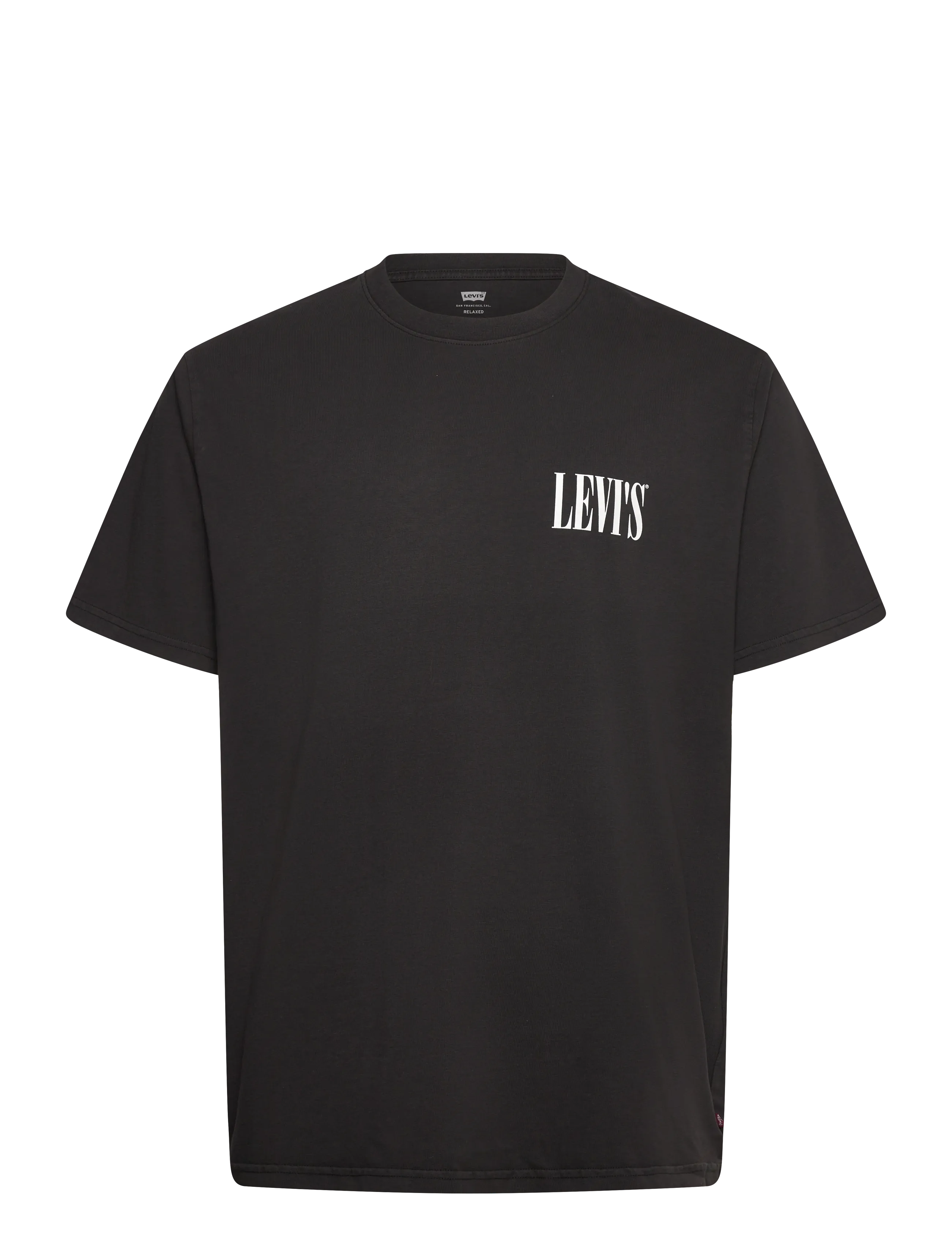 Levi's® SS RELAXED FIT TEE SSNL SERIF - Kläder - BLACKS / black