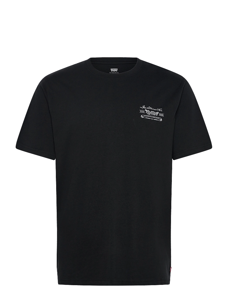 Levi's® - SS RELAXED FIT TEE EAGLE BUCKL - short-sleeved t-shirts - blacks - 1