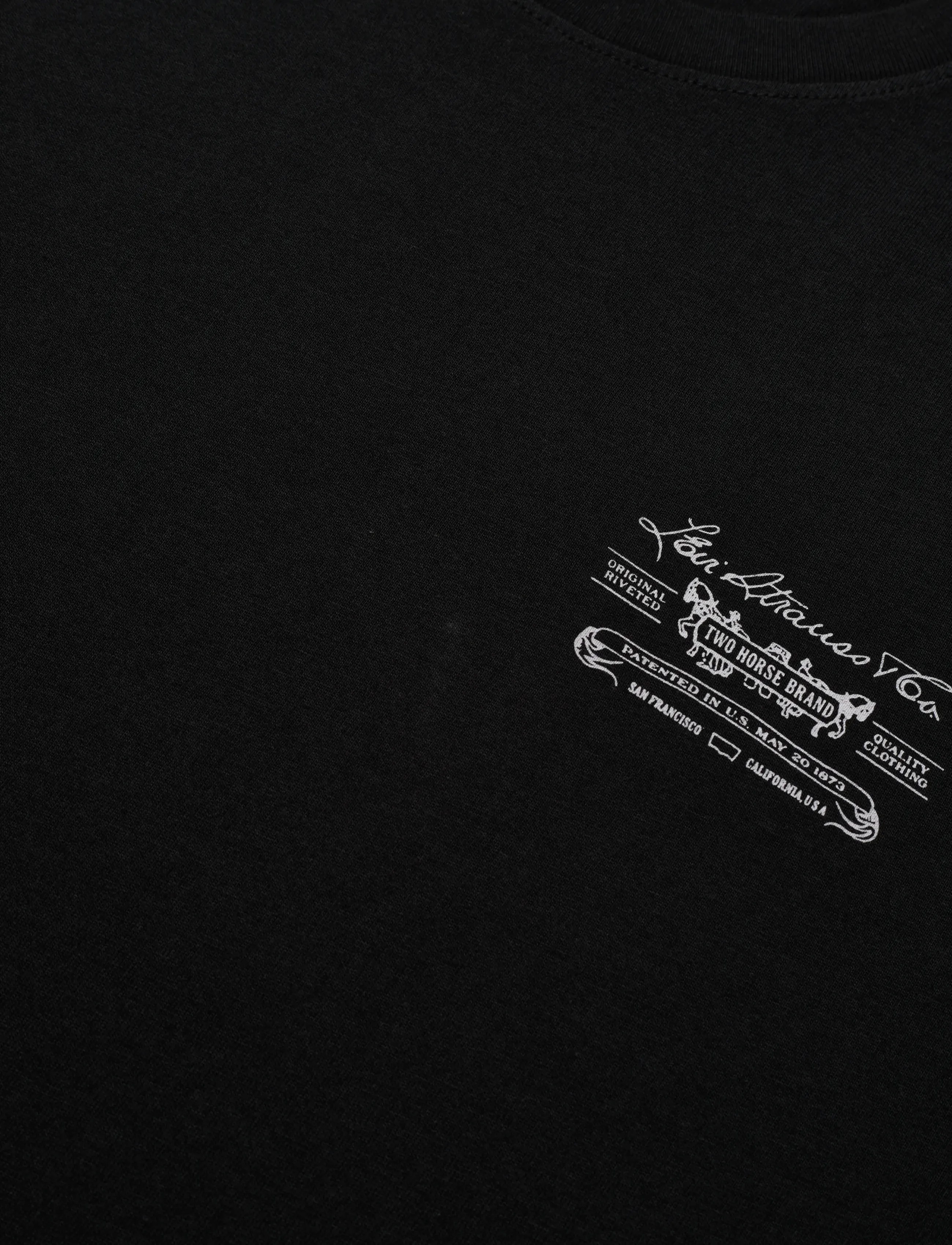 Levi's® - SS RELAXED FIT TEE EAGLE BUCKL - die niedrigsten preise - blacks - 4
