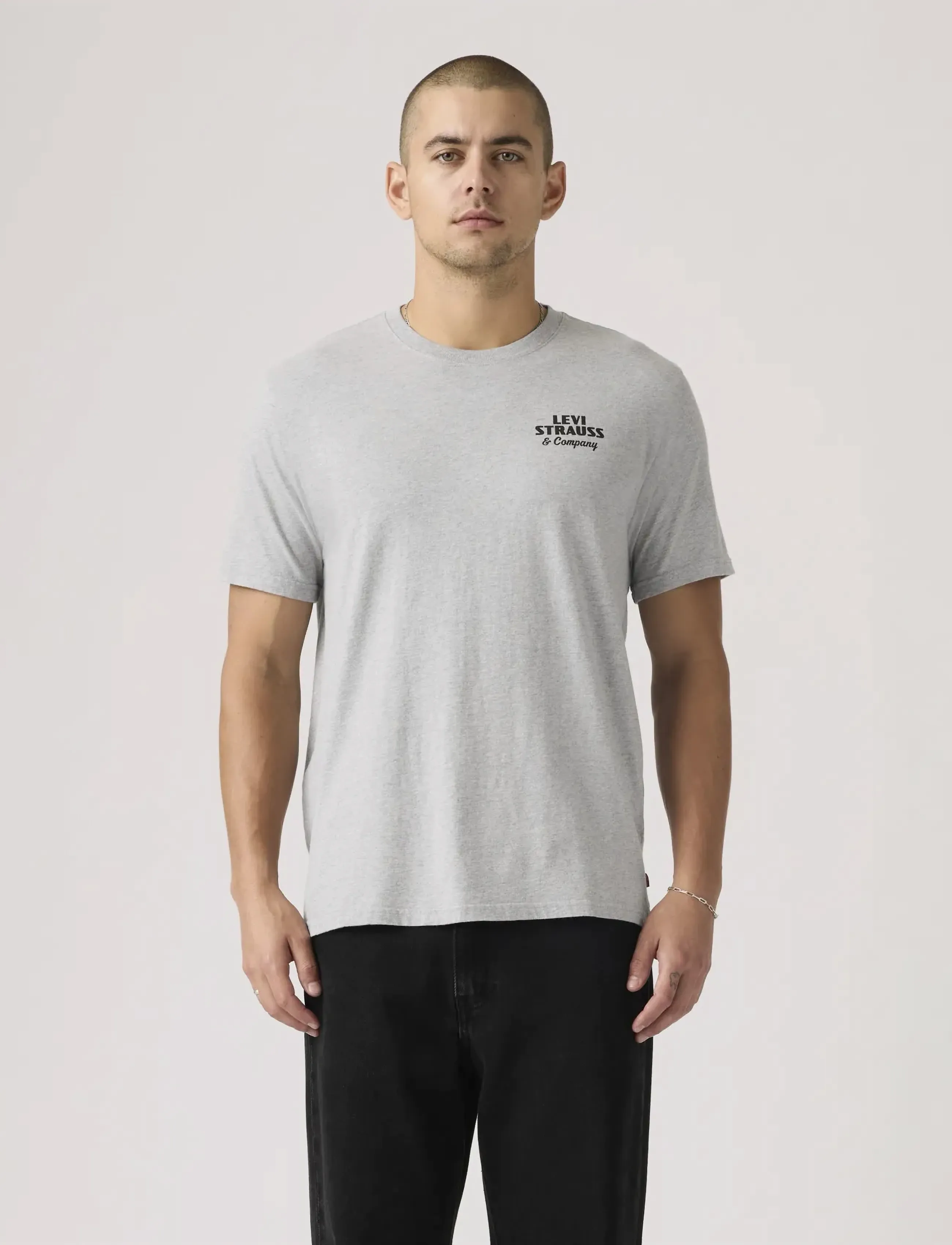 Levi's® SS RELAXED FIT TEE ARCHIVAL OV - Nyheter - GREYS / grey