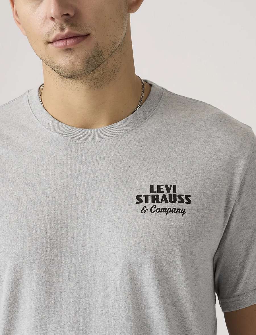 Levi's® - SS RELAXED FIT TEE ARCHIVAL OV - kurzärmelige t-shirts - greys - 4