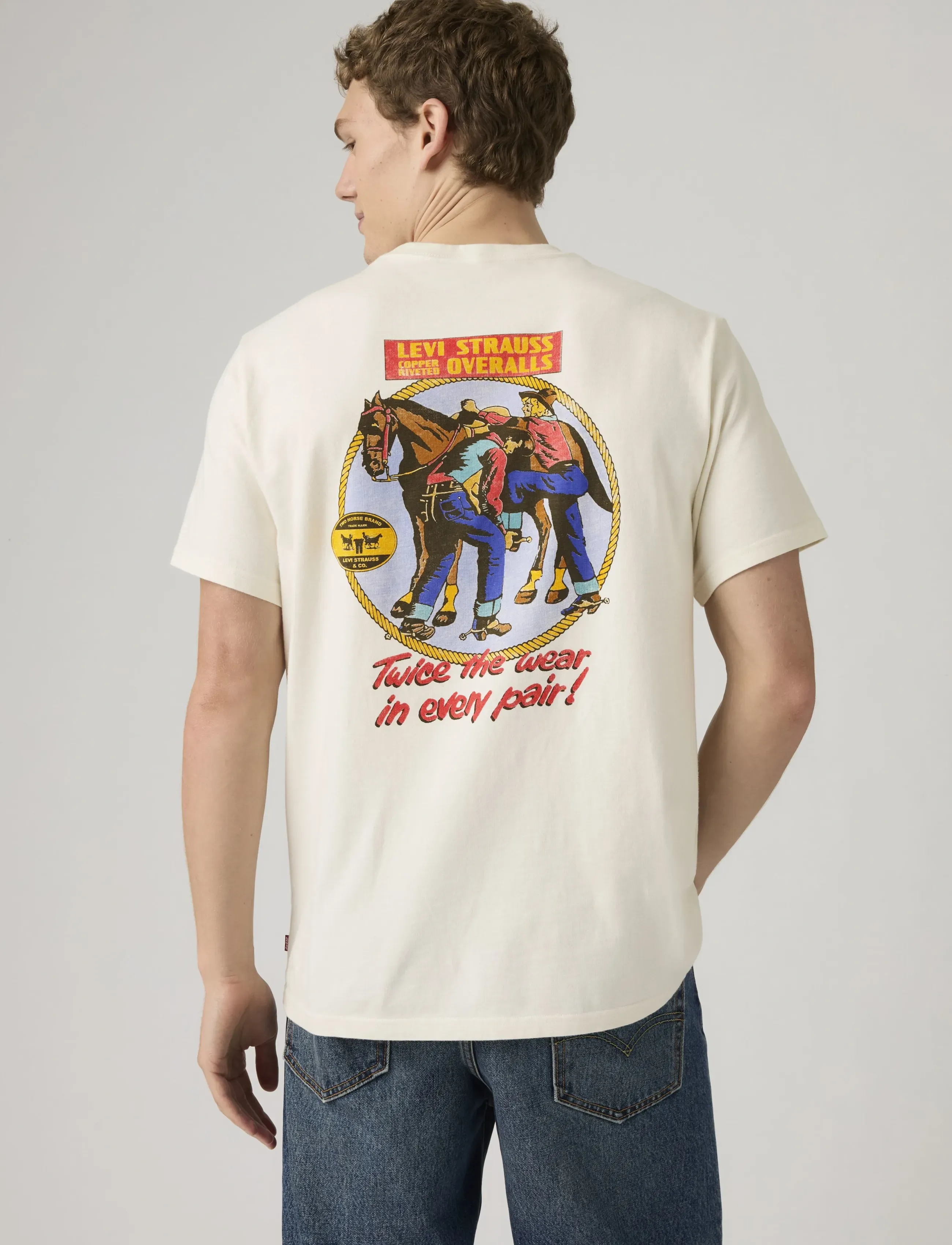 Levi's® - SS RELAXED FIT TEE ARCHIVAL OV - kortermede t-skjorter - tans - 5