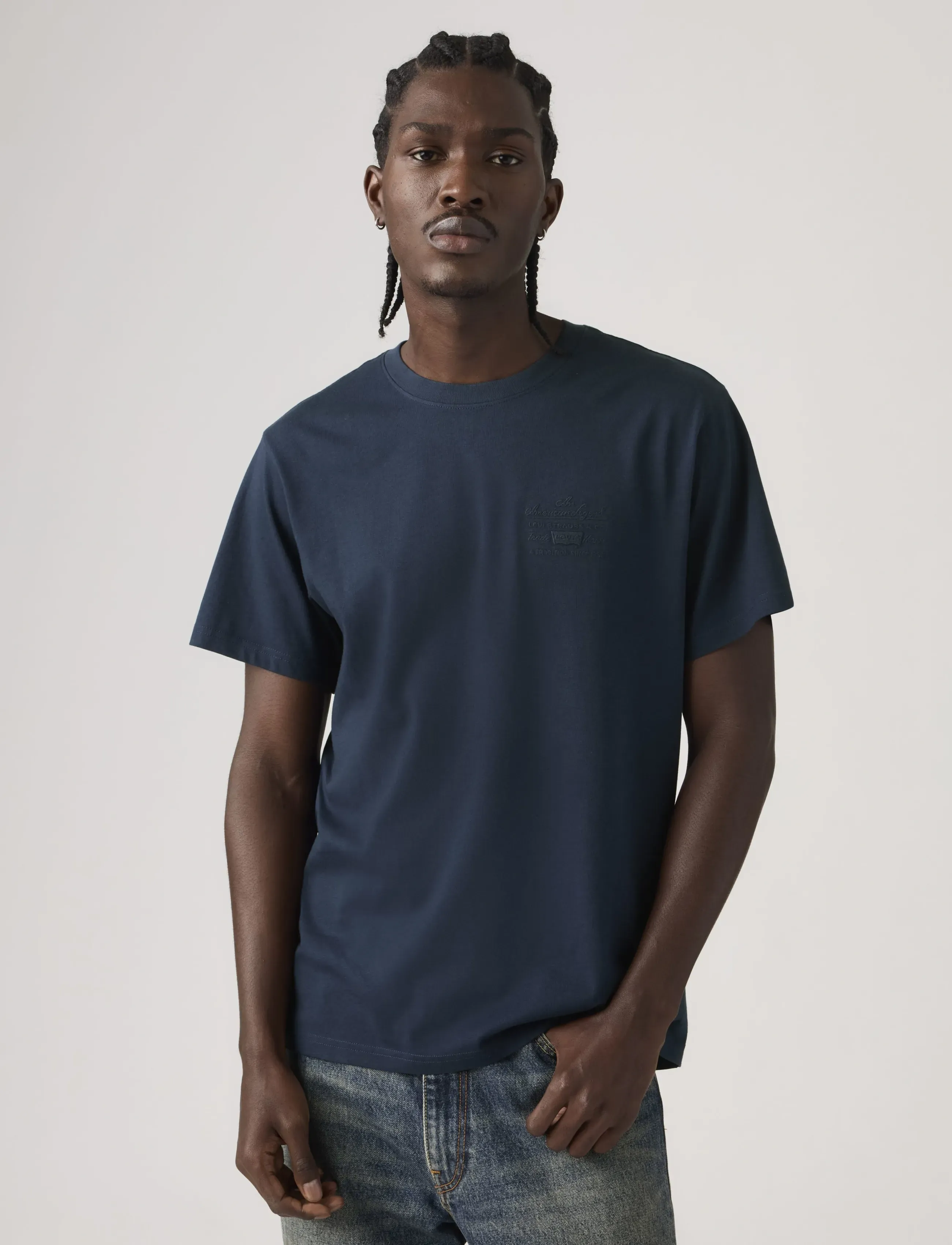 Levi's Ss Relaxed Fit Tee Levis Ameri, S, Navy, T-Shirts > Kortærmede, Herre