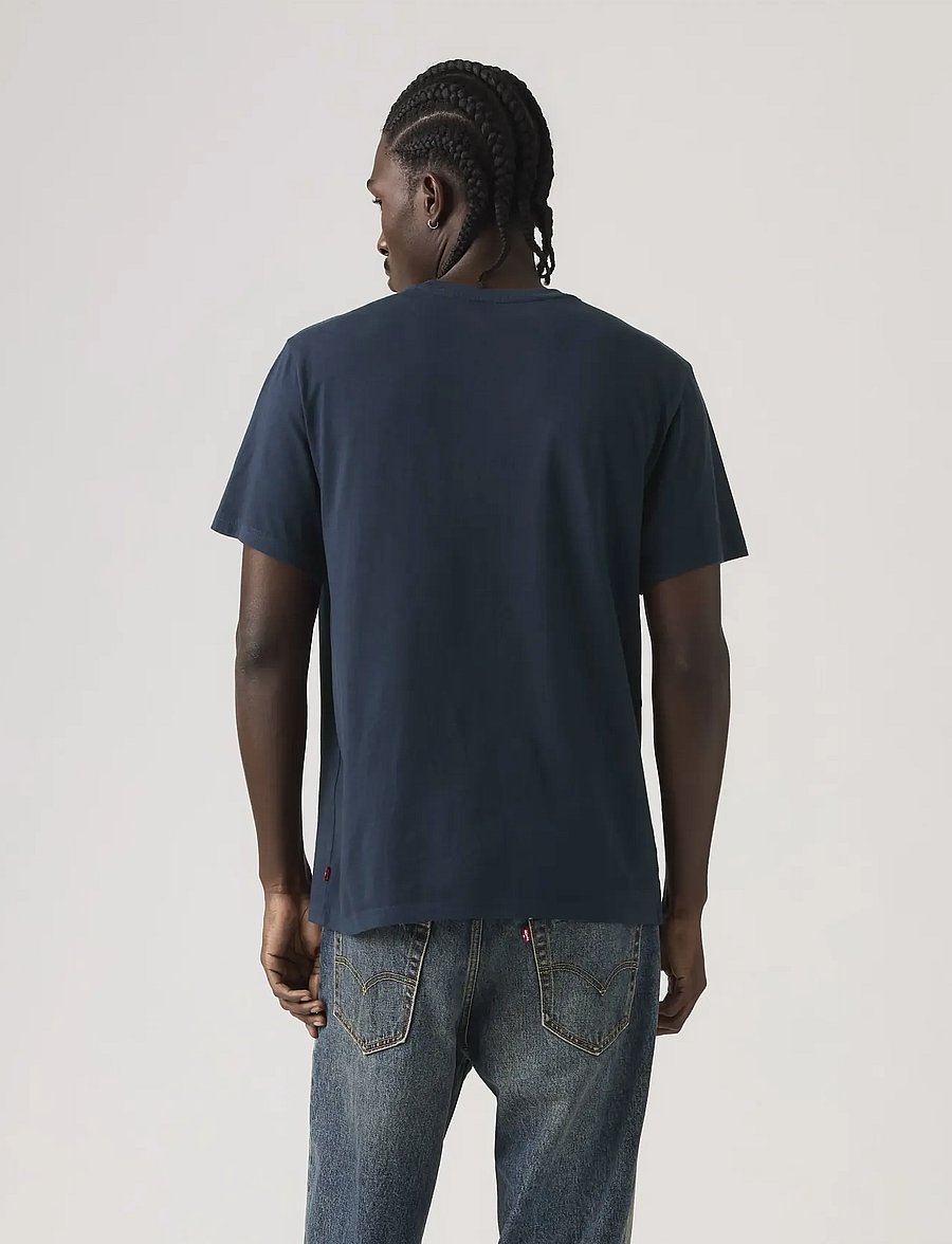 Levi's® - SS RELAXED FIT TEE LEVIS AMERI - lyhythihaiset - blues - 3