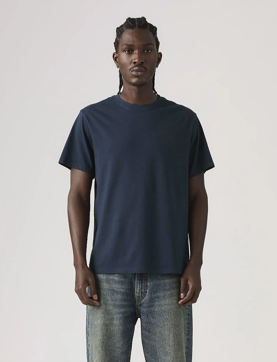 Levi's® - SS RELAXED FIT TEE LEVIS AMERI - lyhythihaiset - blues - 5