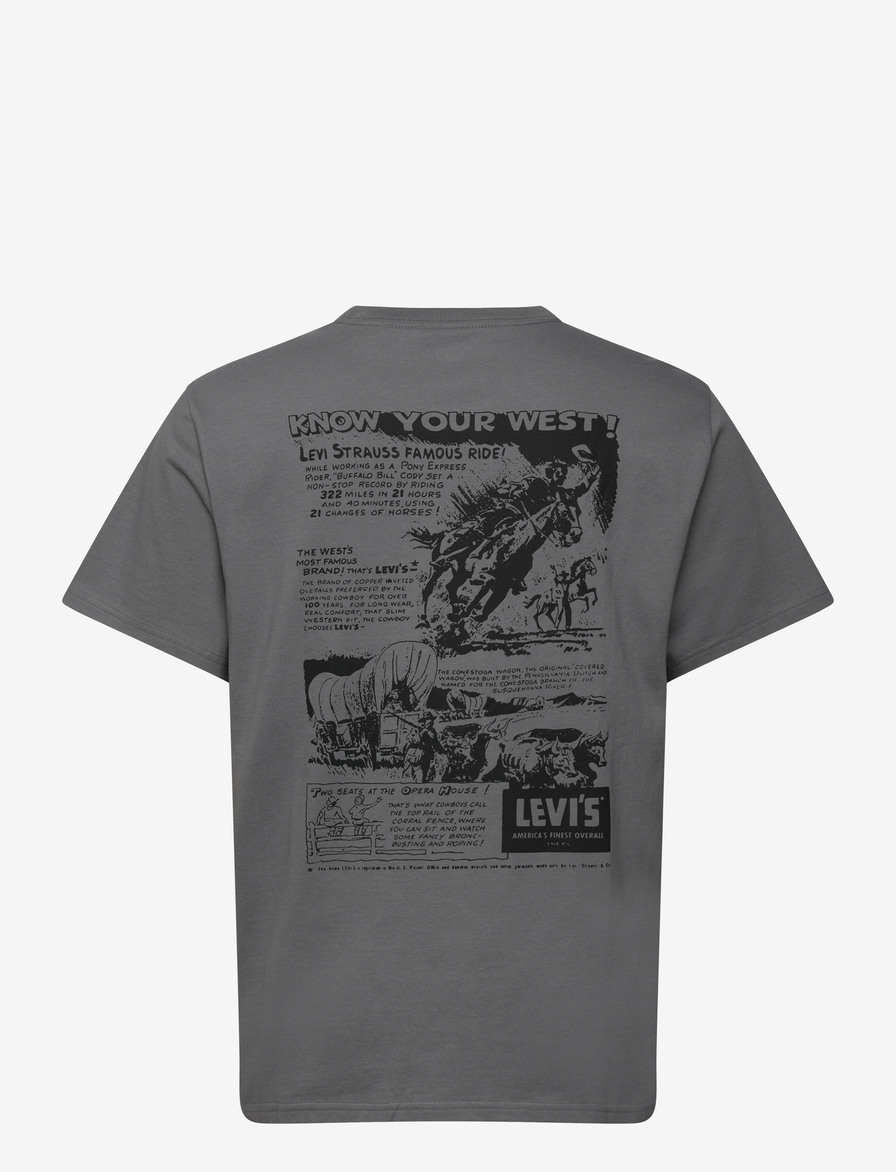 Levi's® - SS RELAXED FIT TEE KNOW YOUR W - kortærmede skjorter - greys - 2