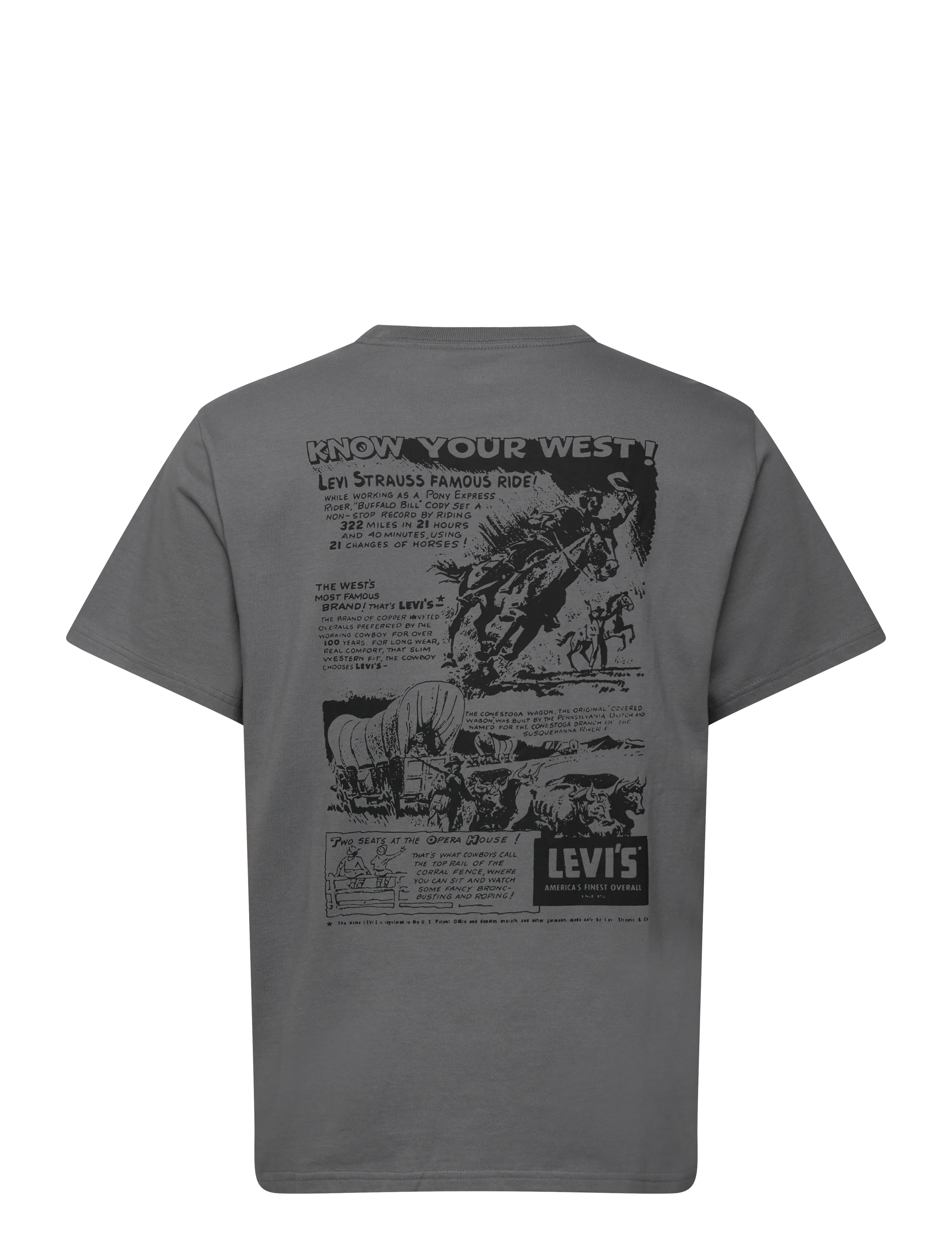 Levi's® - SS RELAXED FIT TEE KNOW YOUR W - lühikeste varrukatega särgid - greys - 2