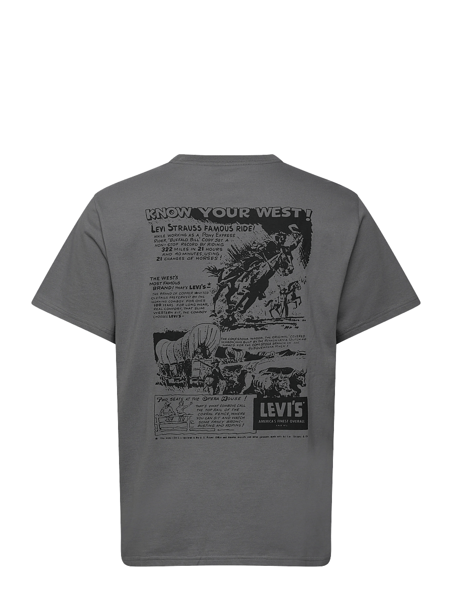 Levi's® - SS RELAXED FIT TEE KNOW YOUR W - kurzarmhemden - greys - 2