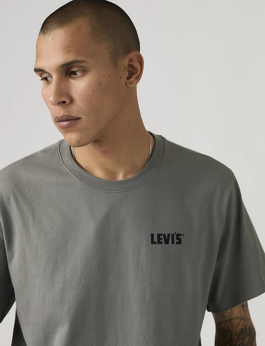 Levi's® - SS RELAXED FIT TEE KNOW YOUR W - kurzarmhemden - greys - 4