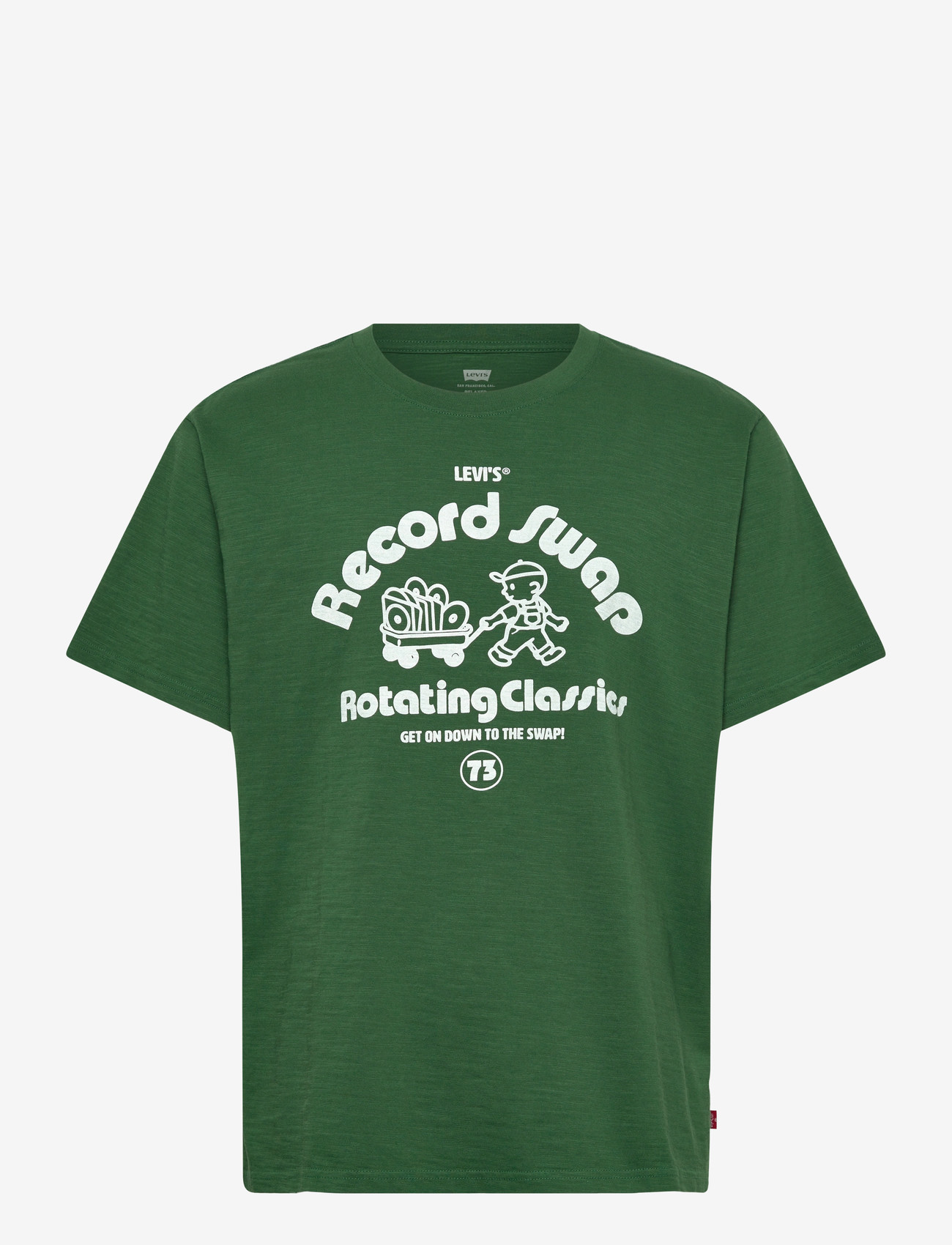 Levi's® - SS RELAXED FIT TEE LEVIS RECOR - short-sleeved t-shirts - greens - 1