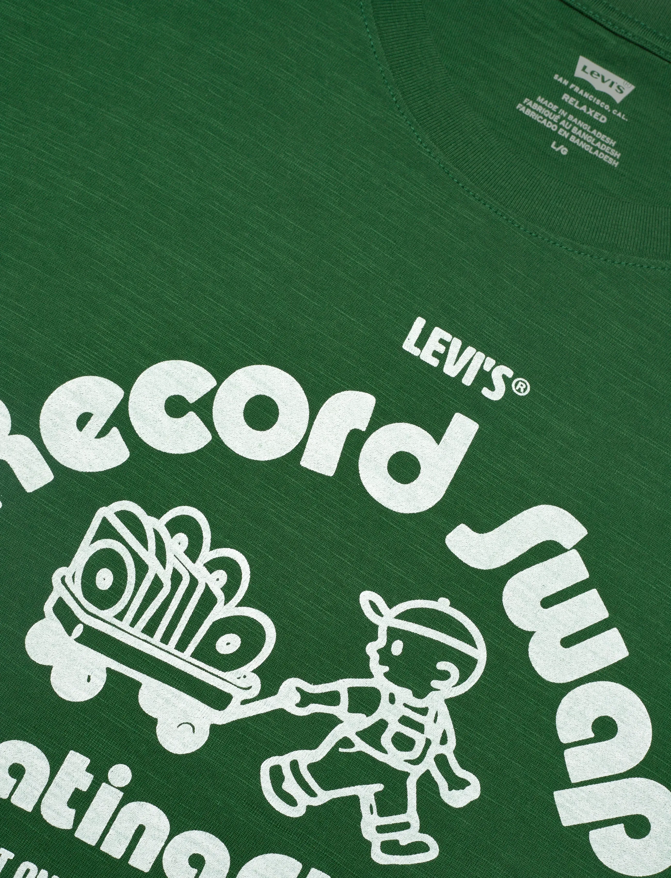 Levi's® - SS RELAXED FIT TEE LEVIS RECOR - kurzärmelig - greens - 5