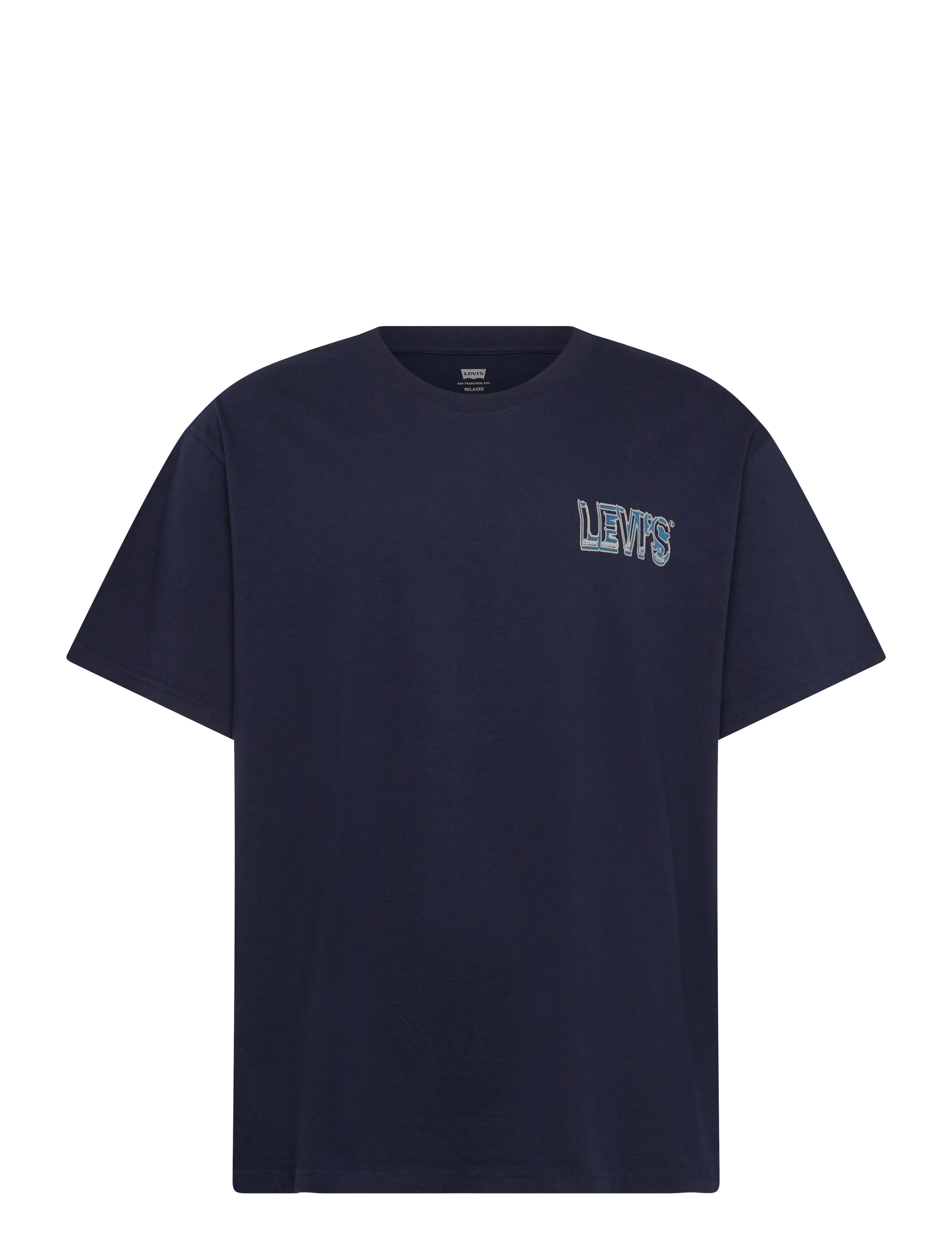 Levi's® SS RELAXED FIT TEE ABSTRACT GL - T-shirts - BLUES / navy